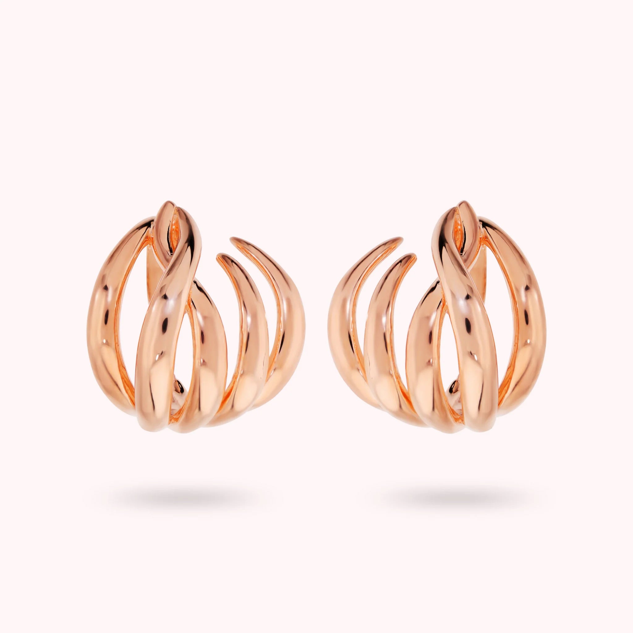 'Flame' Glossy Earrings