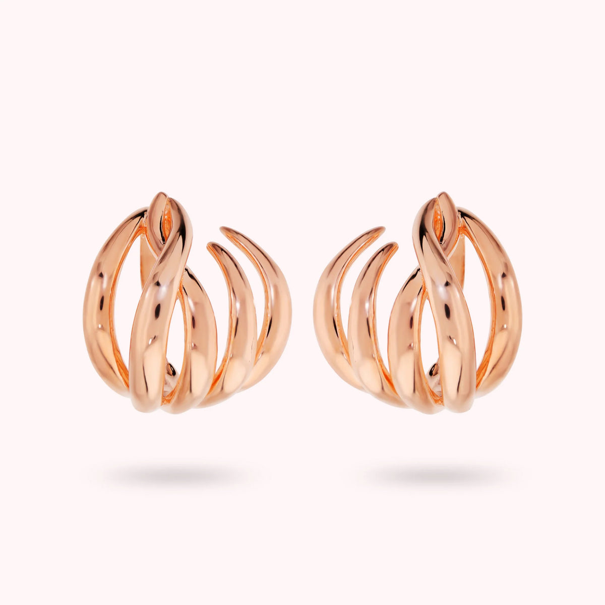 'Flame' Glossy Earrings
