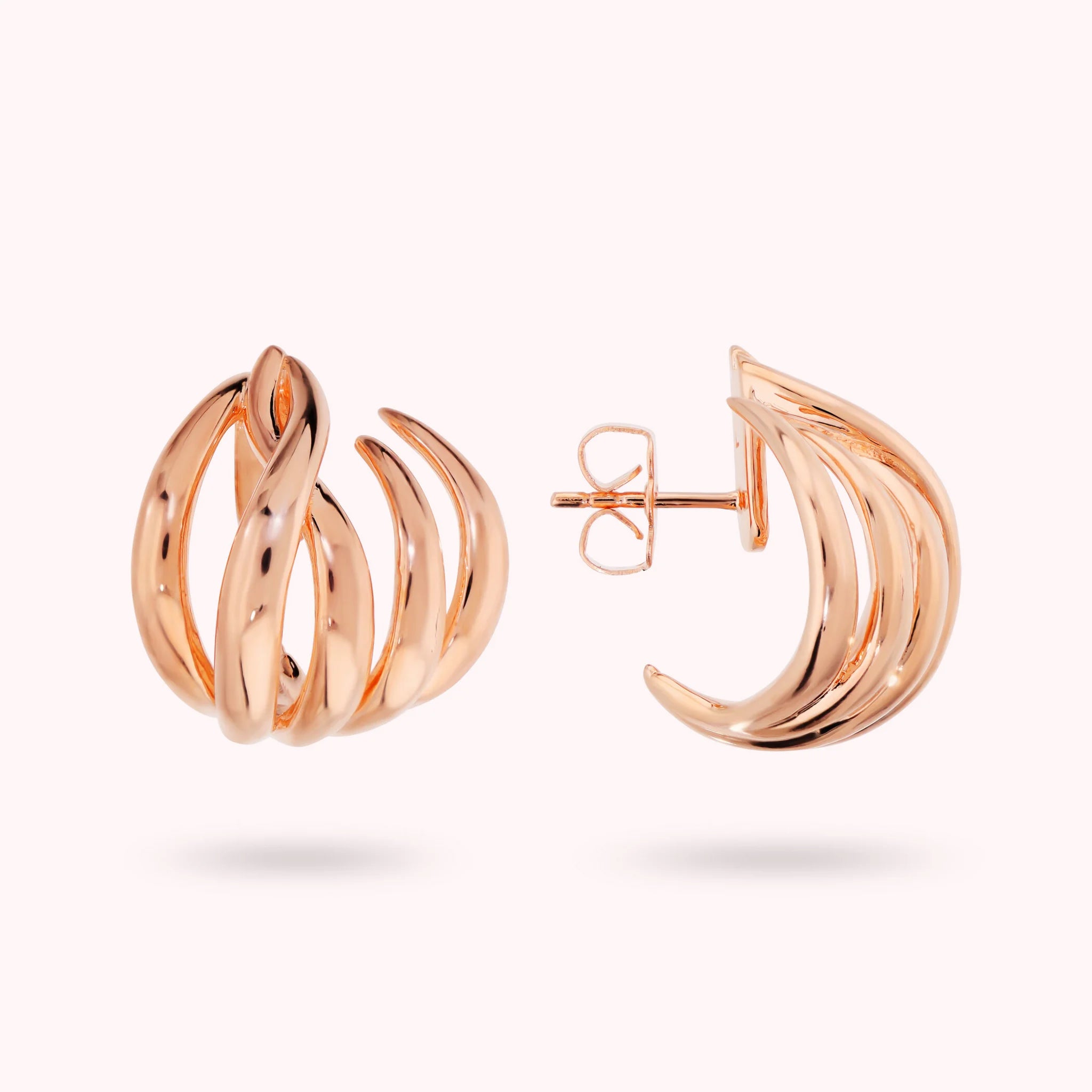 'Flame' Glossy Earrings