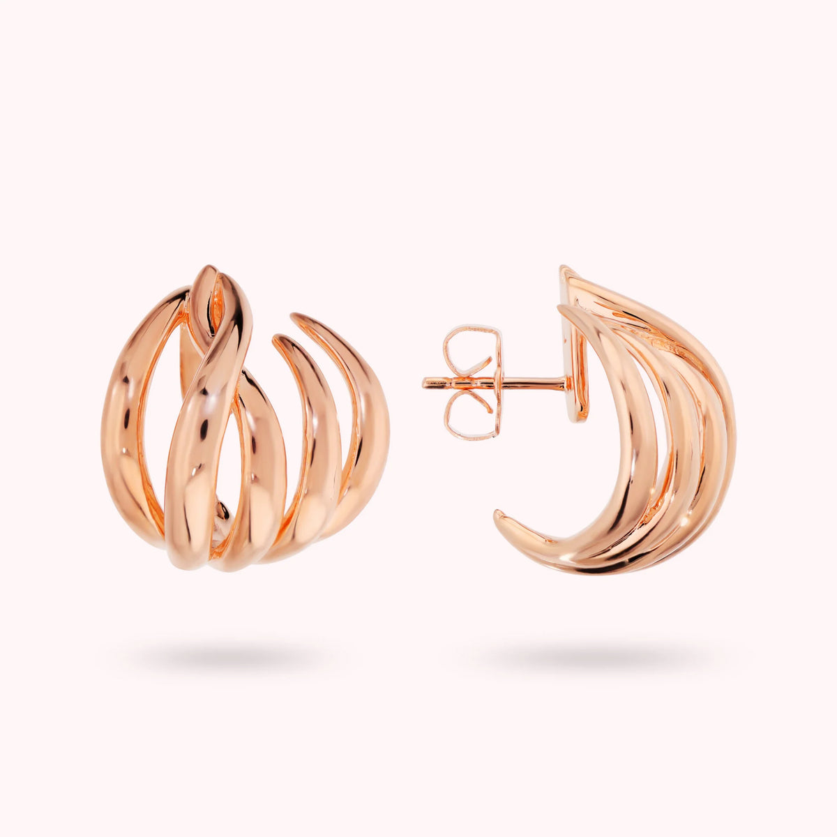 'Flame' Glossy Earrings