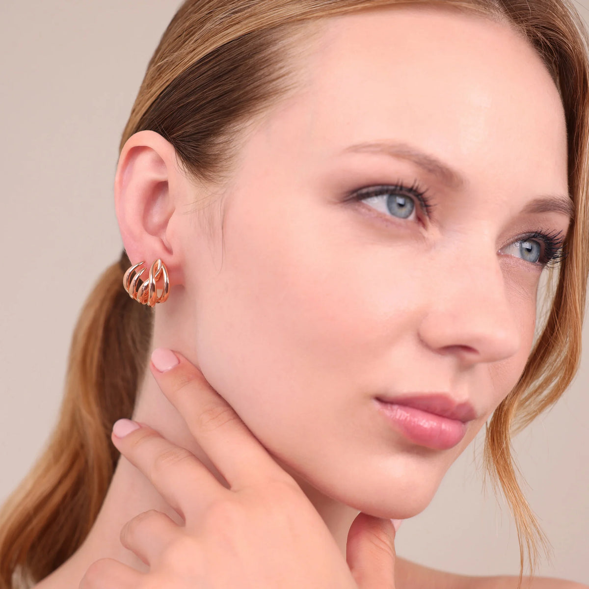 'Flame' Glossy Earrings