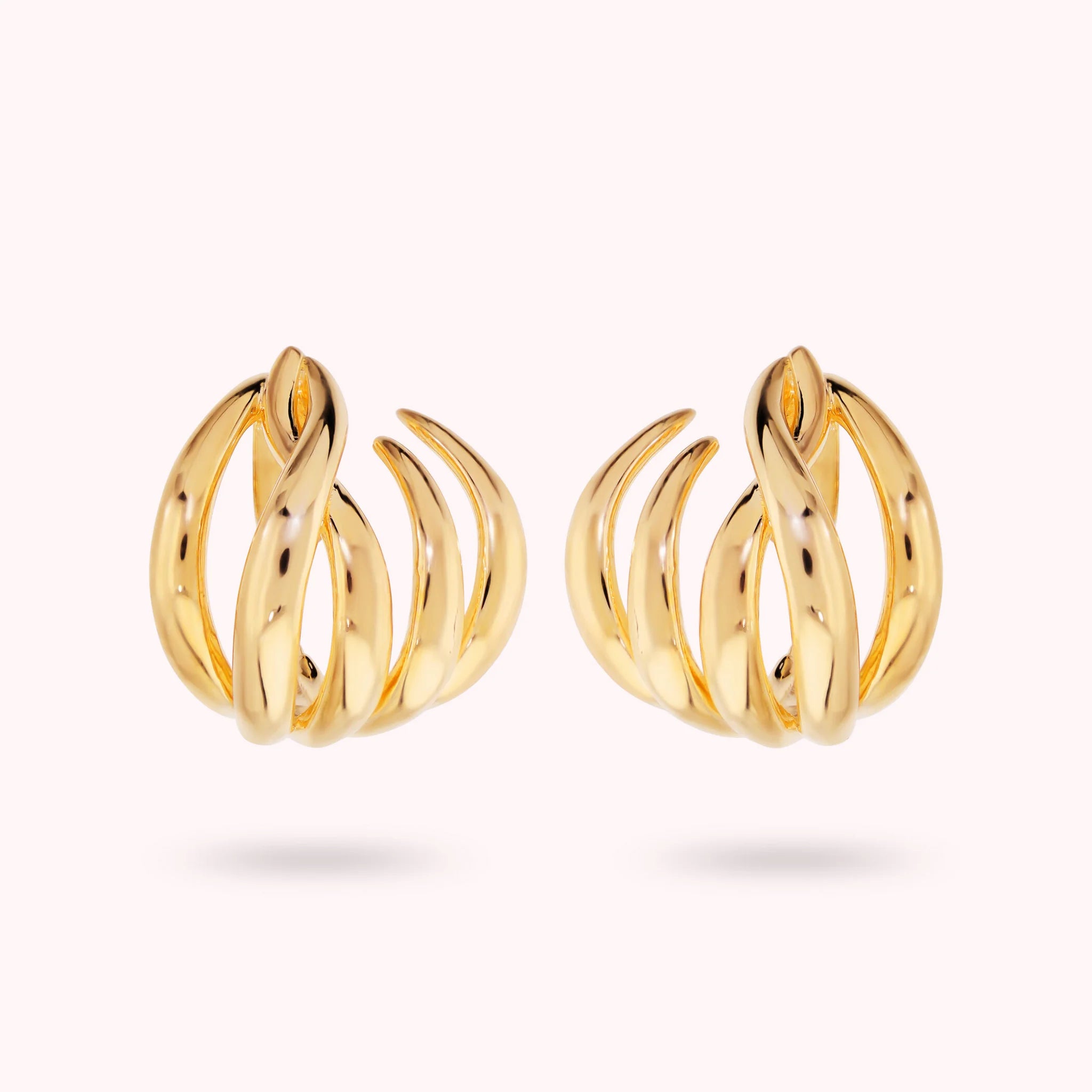 'Flame' Glossy Earrings