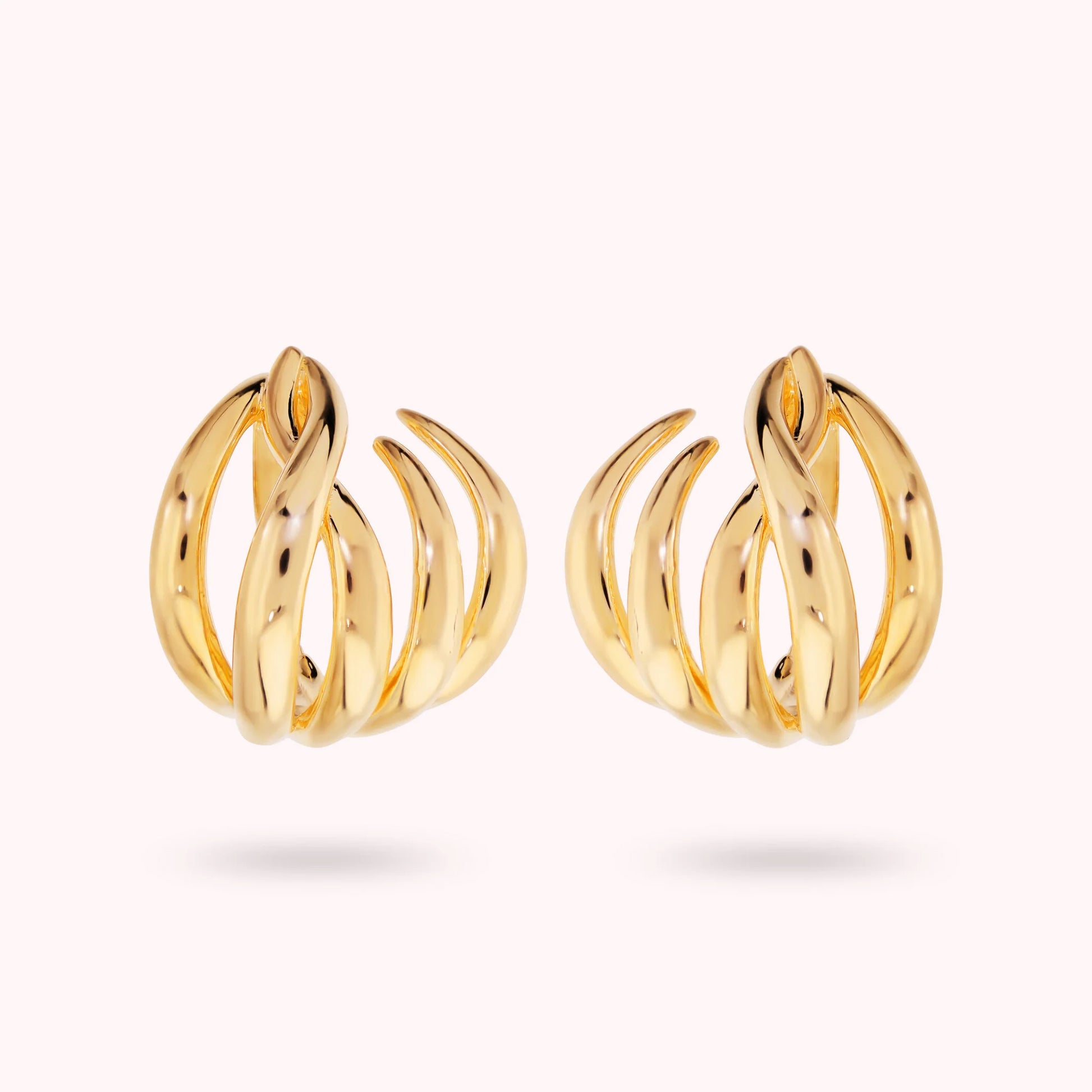 'Flame' Glossy Earrings