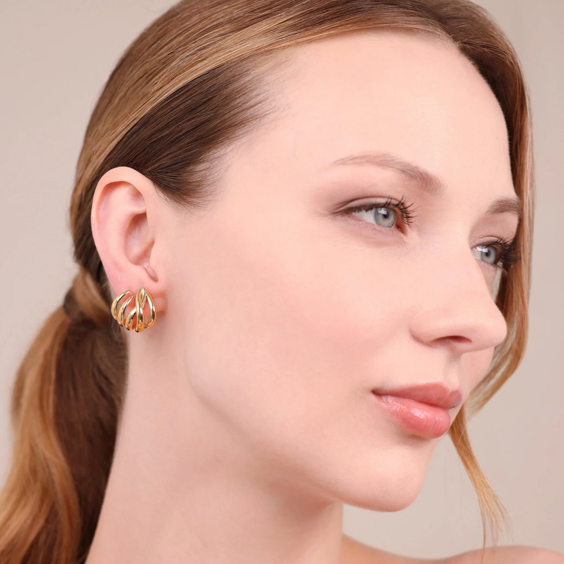 'Flame' Glossy Earrings