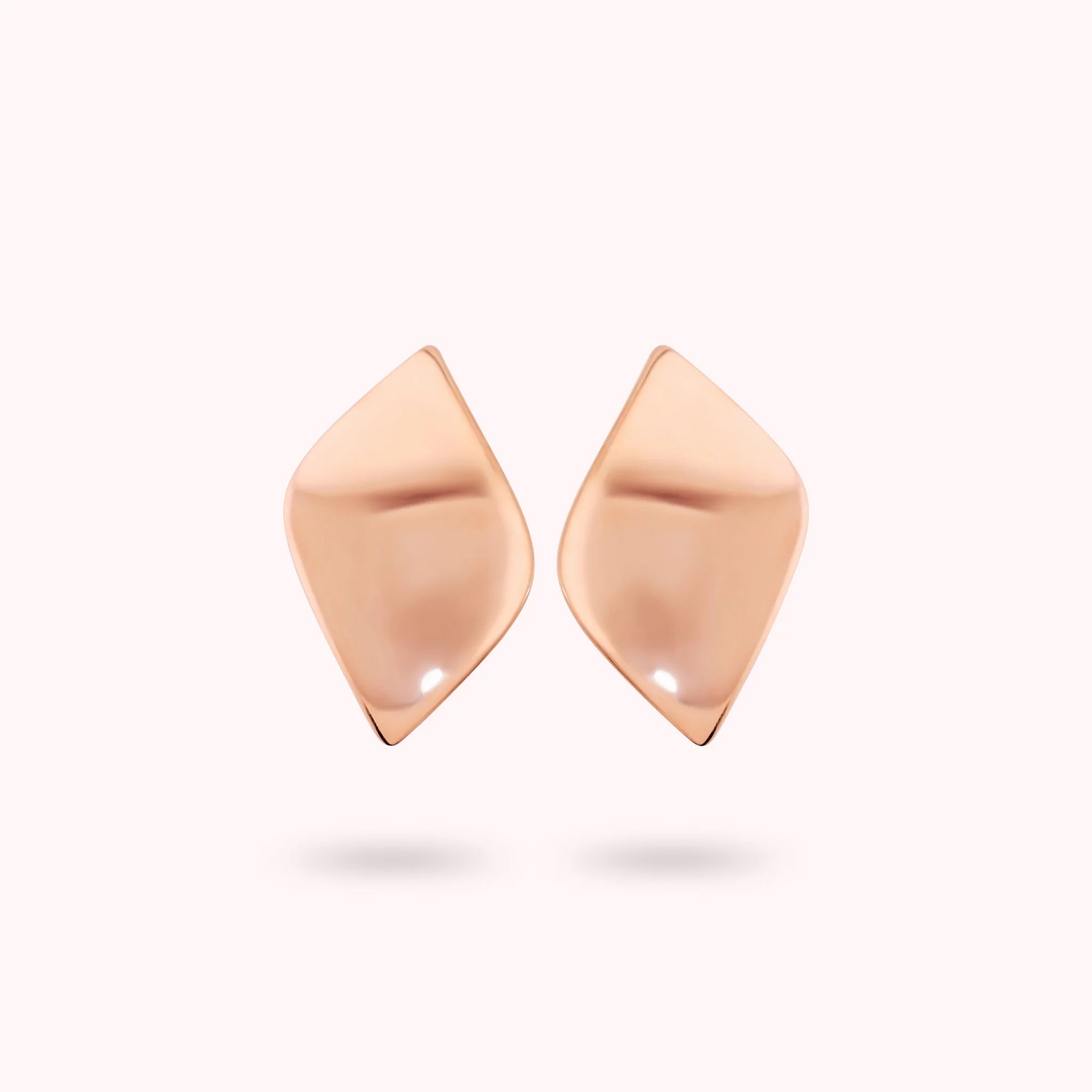Polished Leaf Earrings