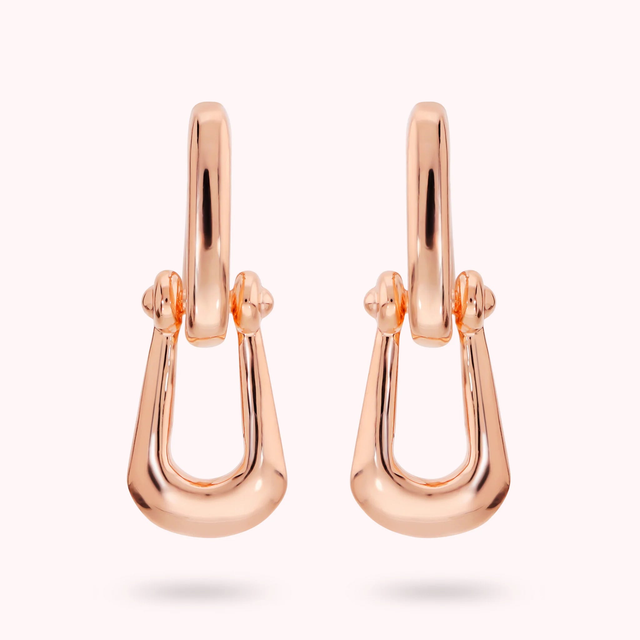 Glossy Cuff Drop Earrings
