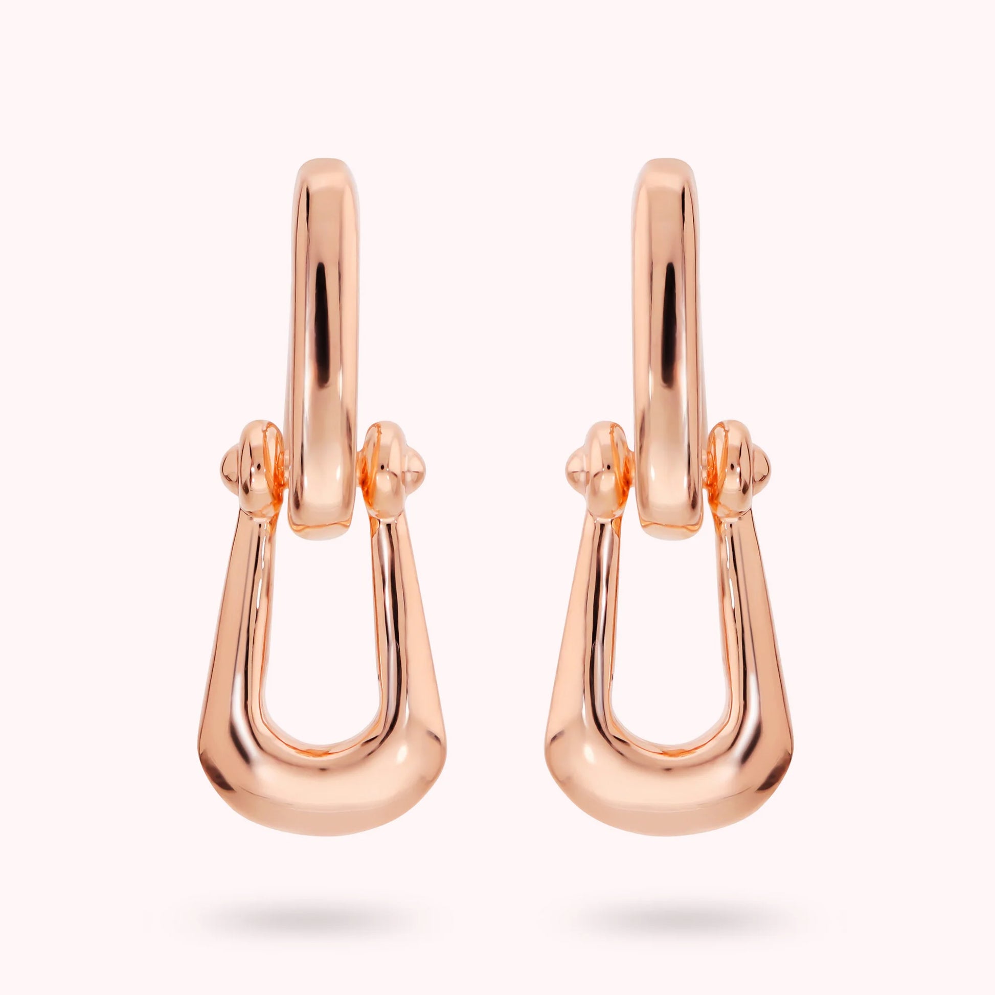 Glossy Cuff Drop Earrings