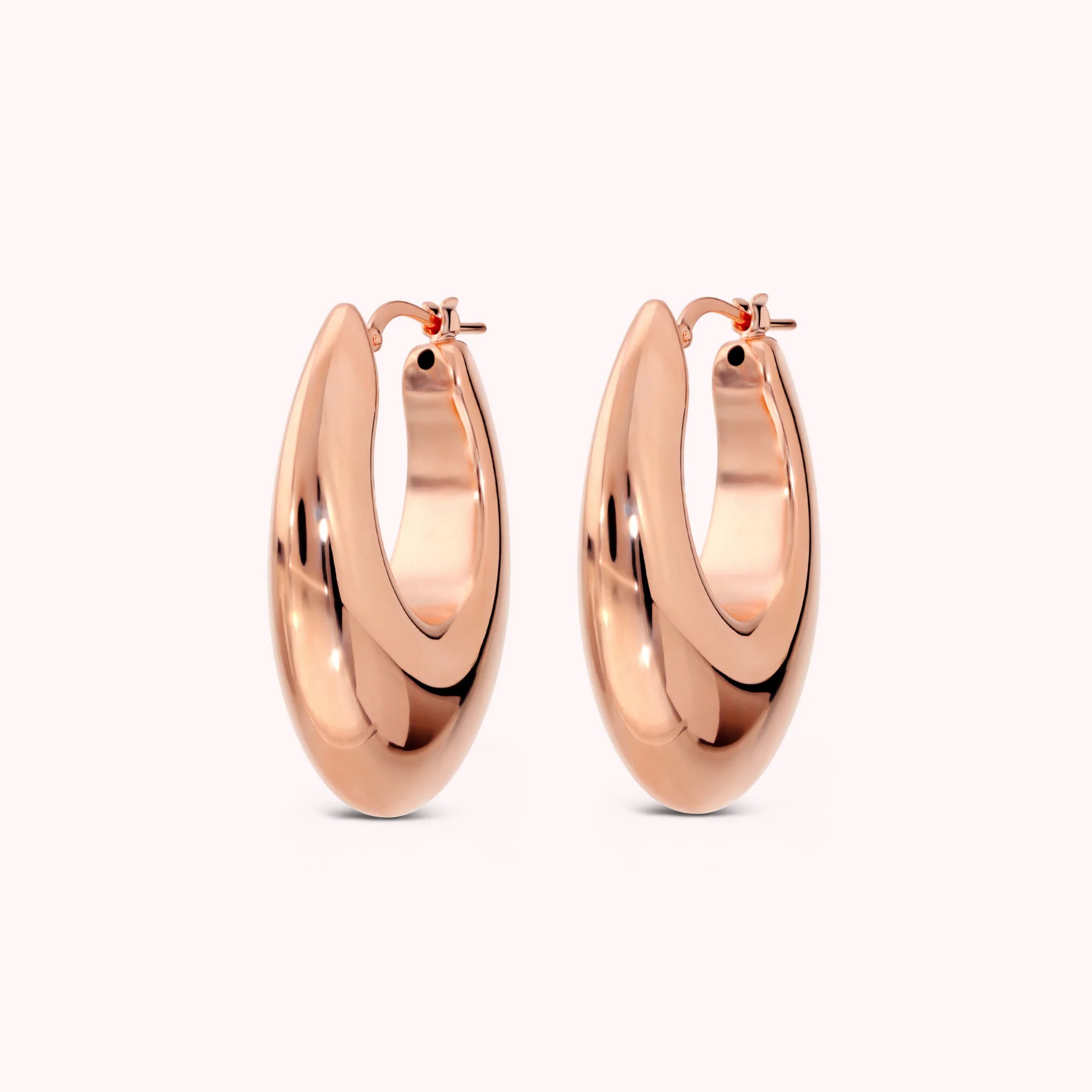 Graduated Electroformed Hoop Earrings