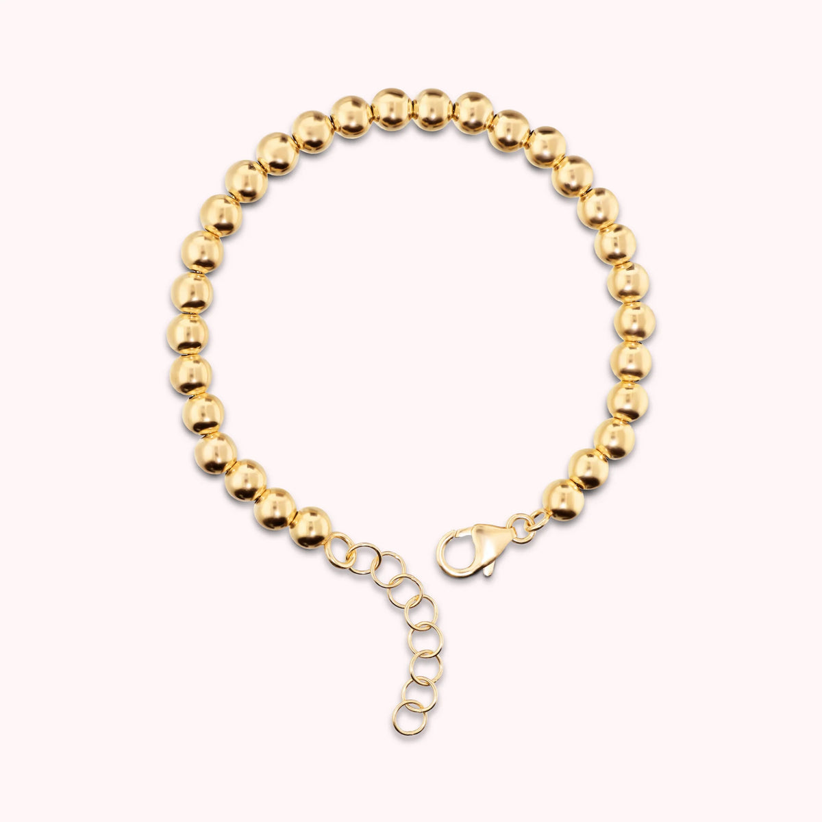 Bracelet de perles brillantes  