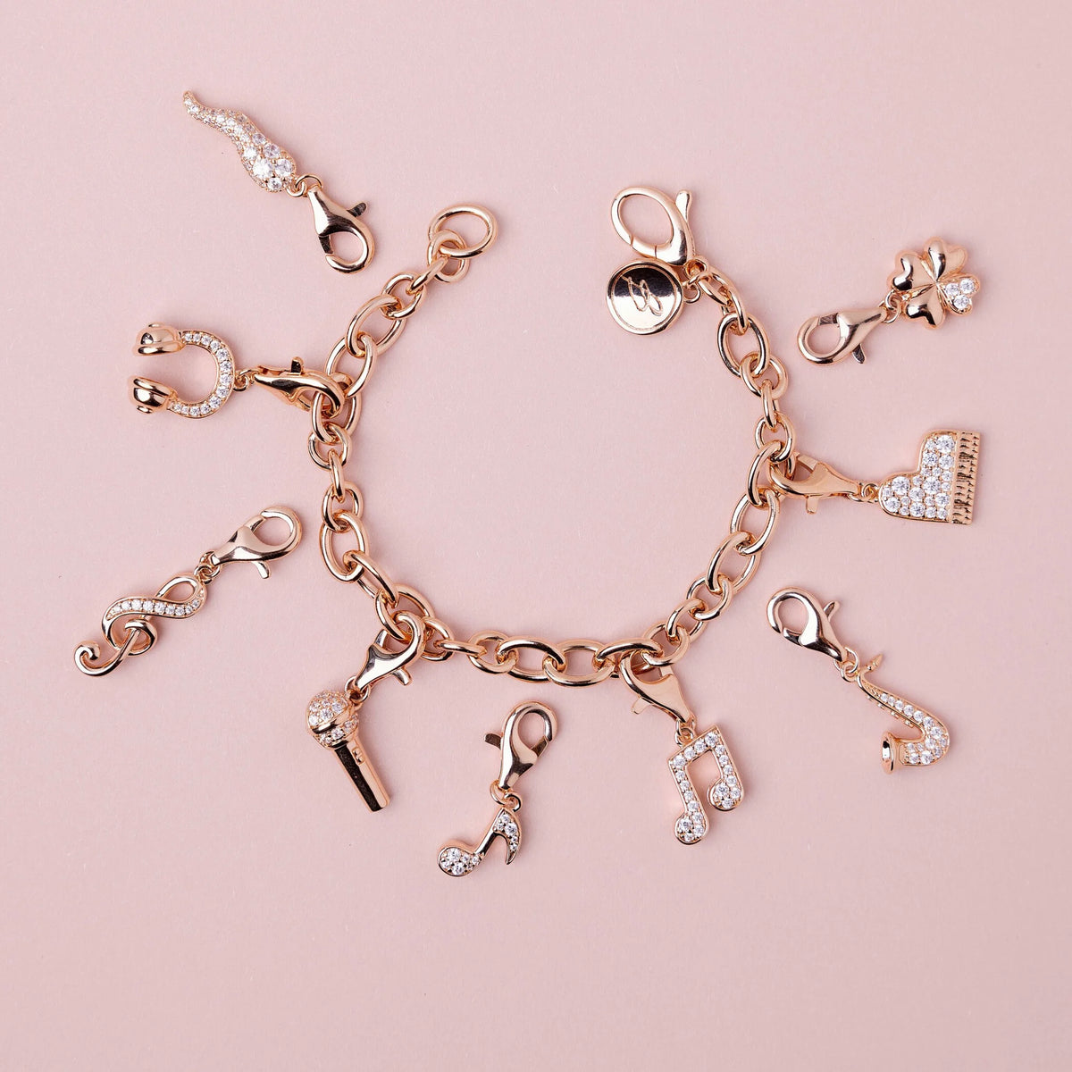 Alternate Link Charm Bracelet