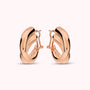 Boucles d'Oreilles Tressées Brillantes