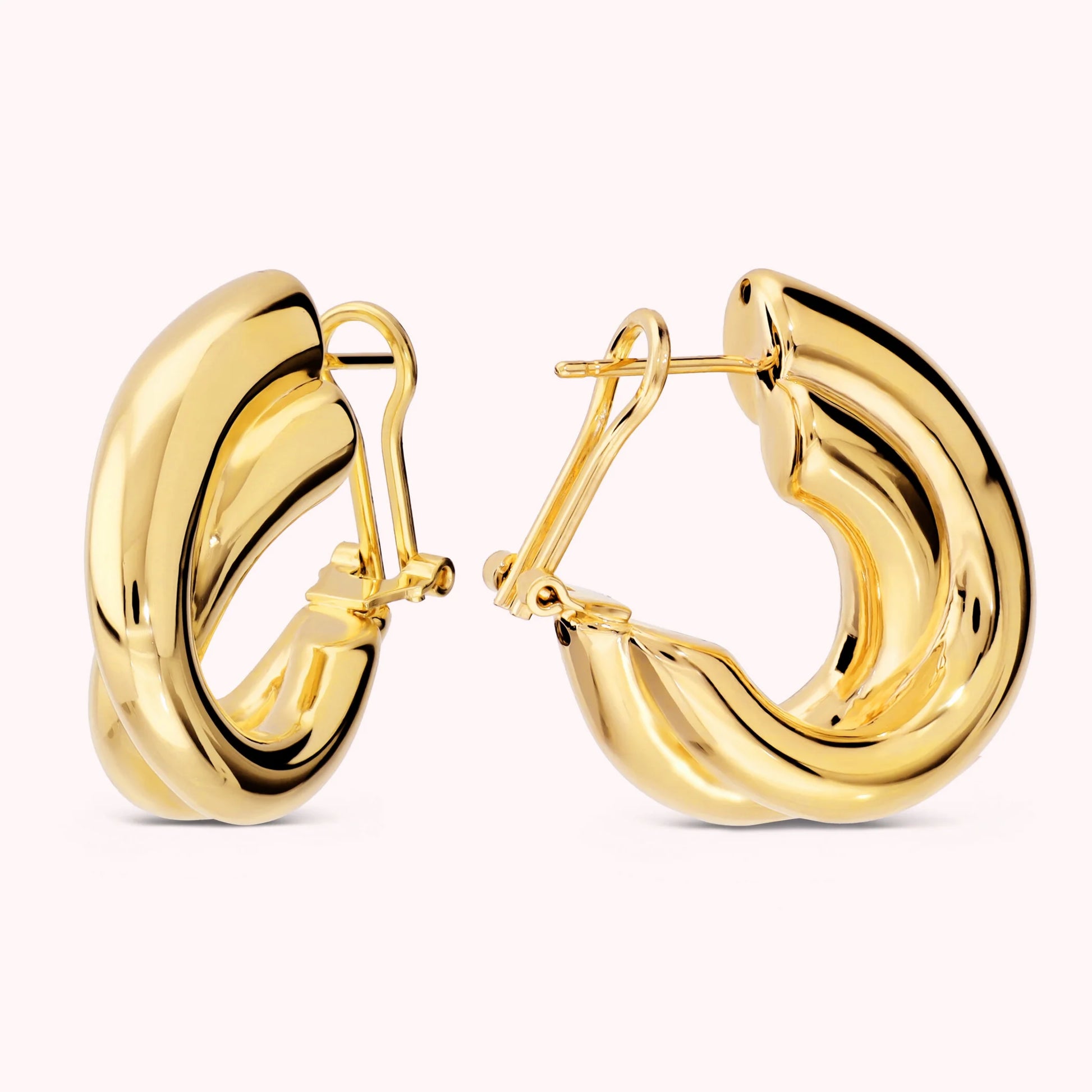 Orecchini a Intreccio Lucidi