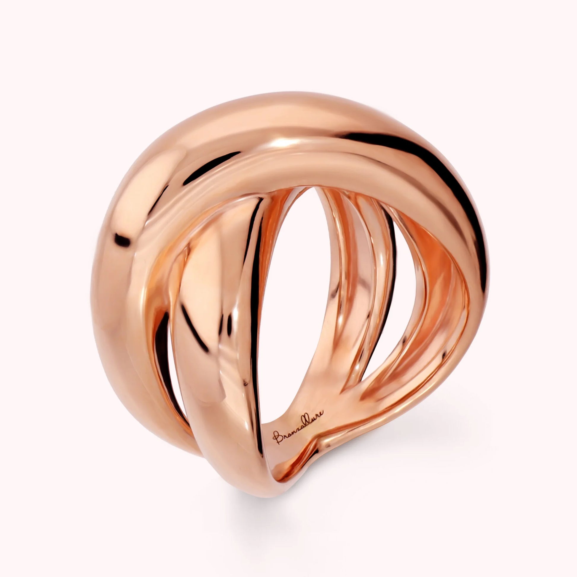 Bague Tressée Brillante