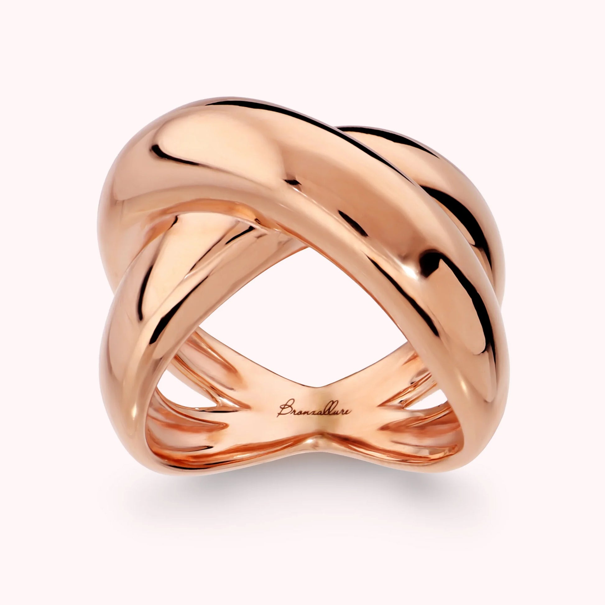 Anello a Intreccio Lucido