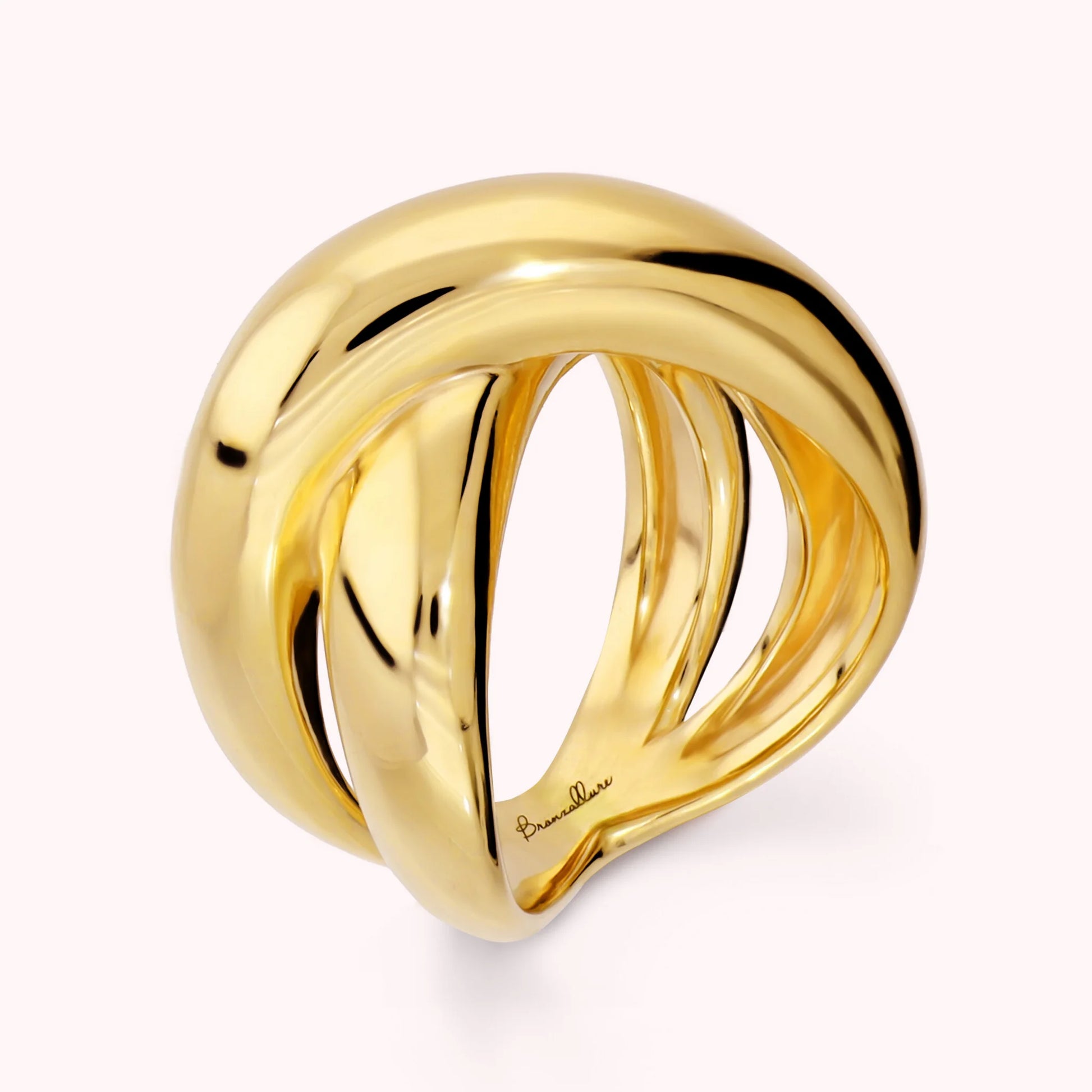 Bague Tressée Brillante