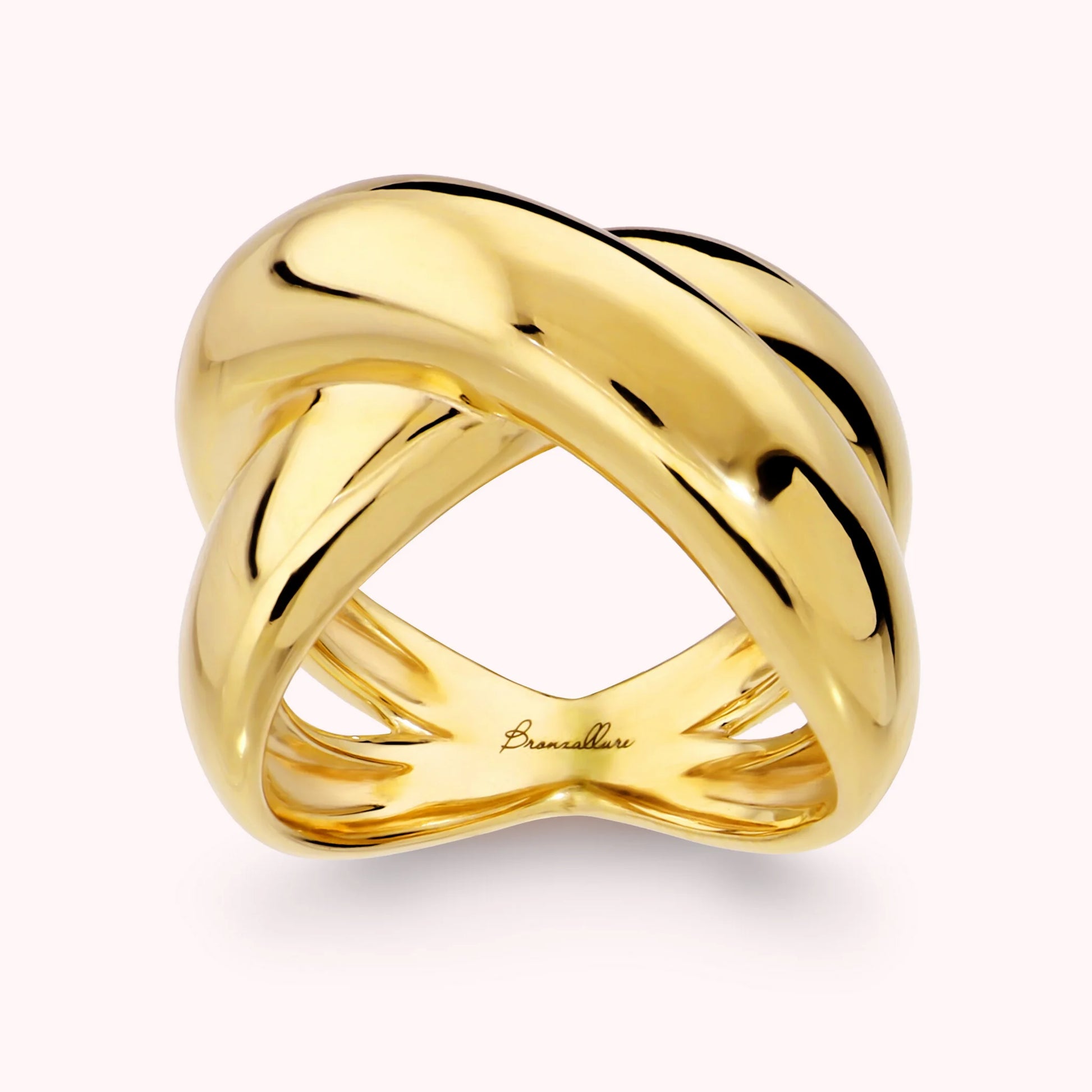 Bague Tressée Brillante