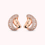 Orecchini a Intreccio in Pavé di Cubic Zirconia