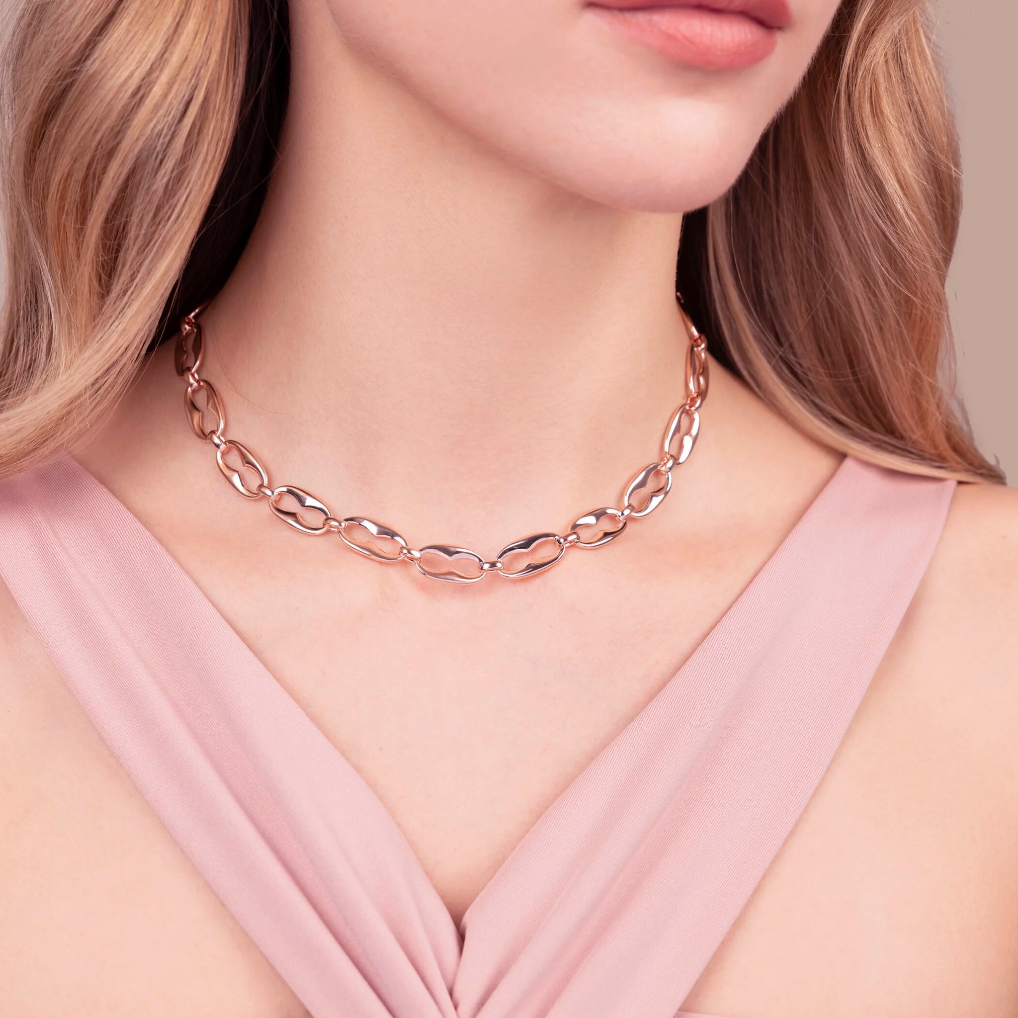 Necklace with Shiny Marine Chain