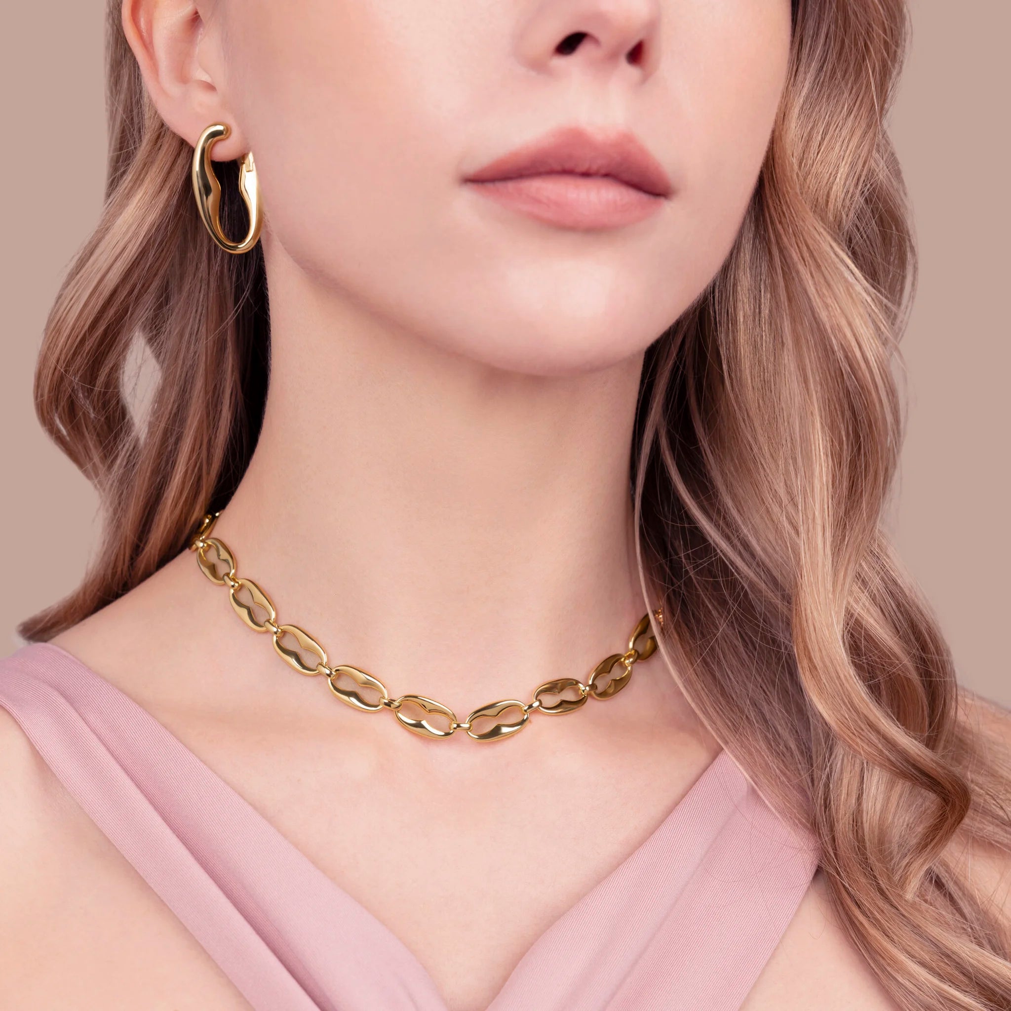 Necklace with Shiny Marine Chain
