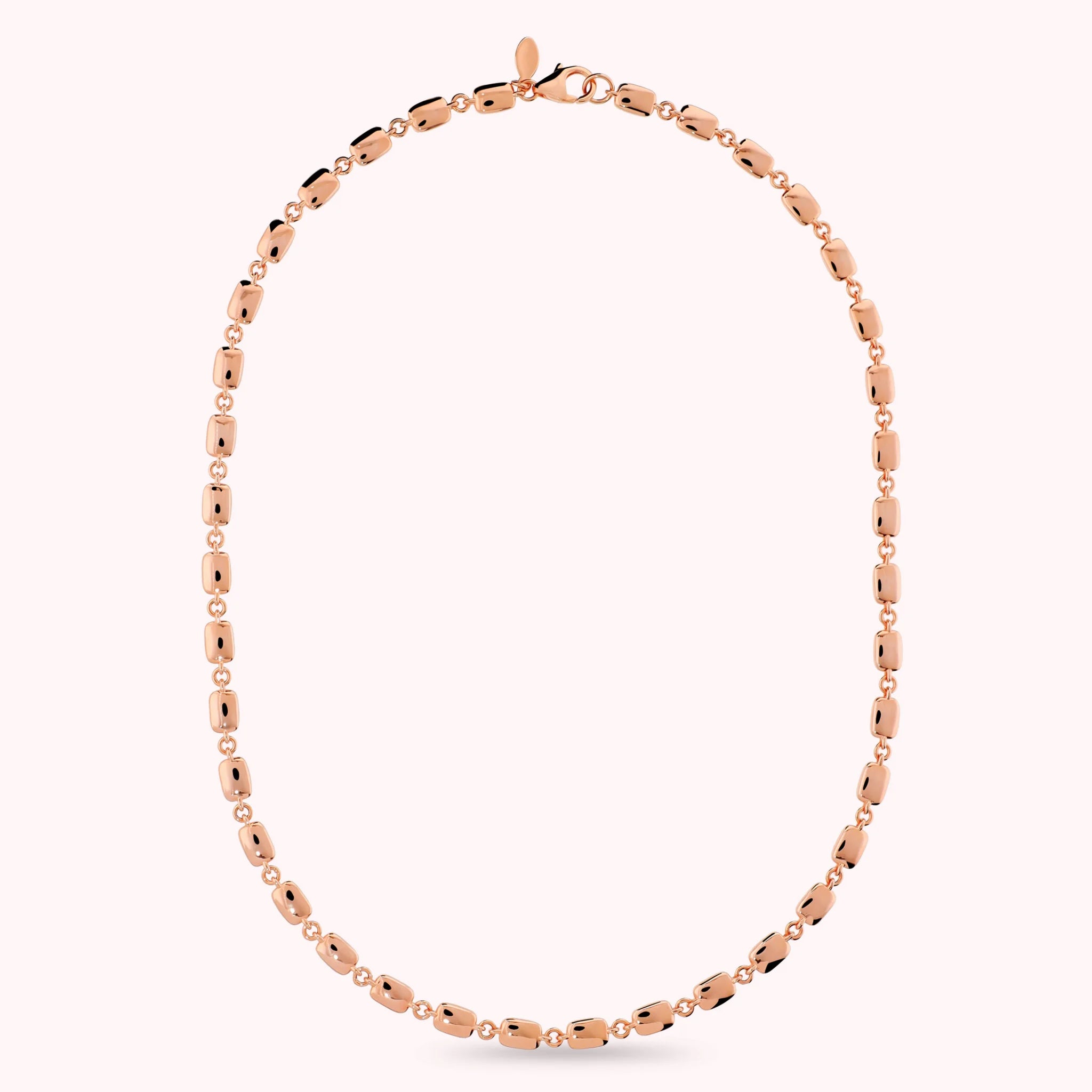 Necklace with Shiny Nugget Chain