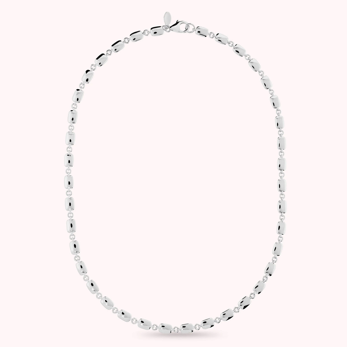 Halskette mit polierter Nugget-Kette