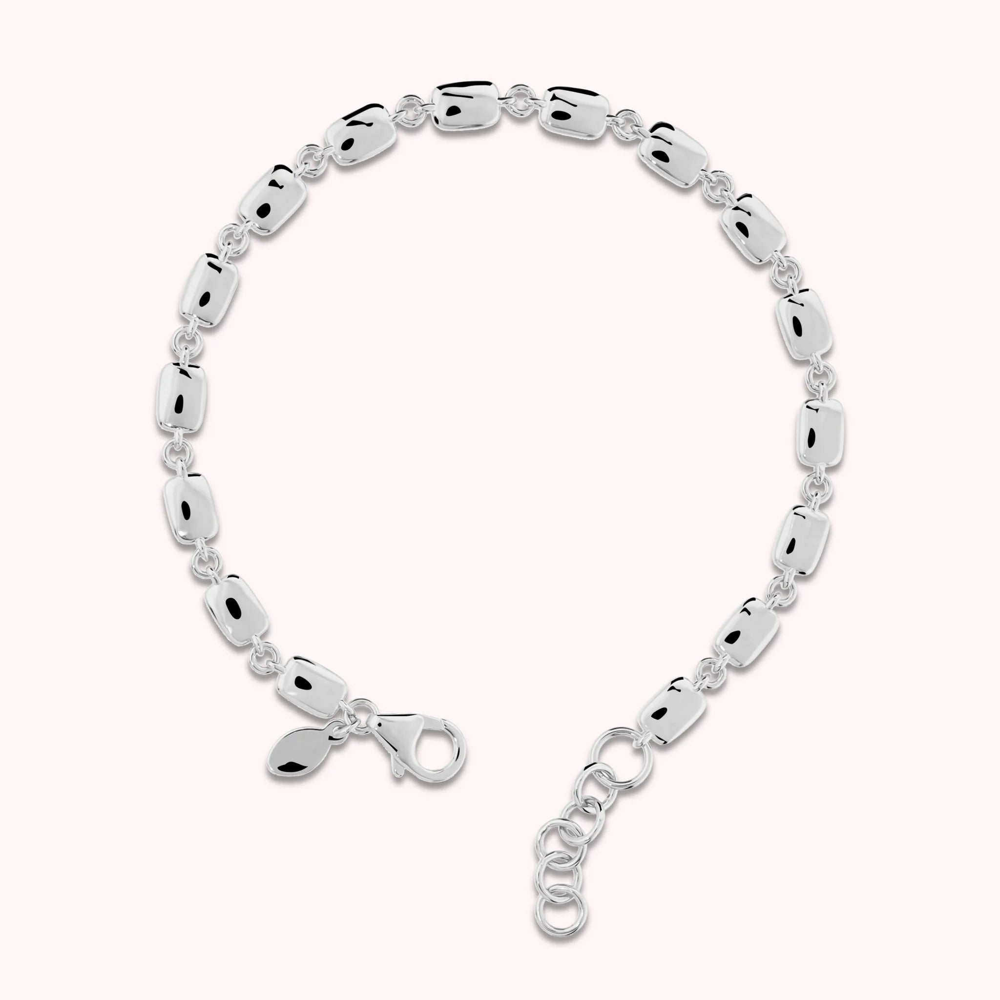 Bracelet with Shiny Nugget Chain