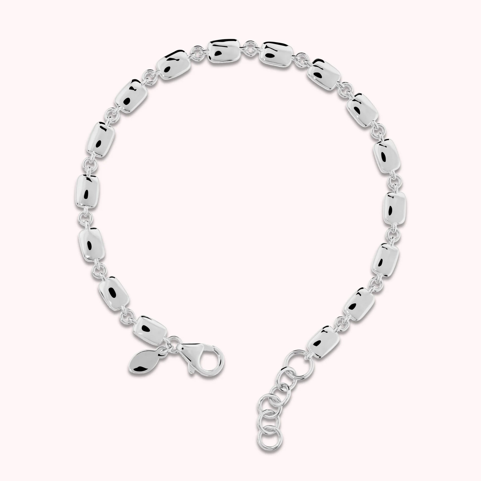 Bracelet with Shiny Nugget Chain