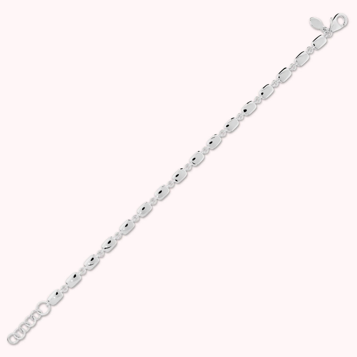 Bracciale Maglia a Pepite Lucido