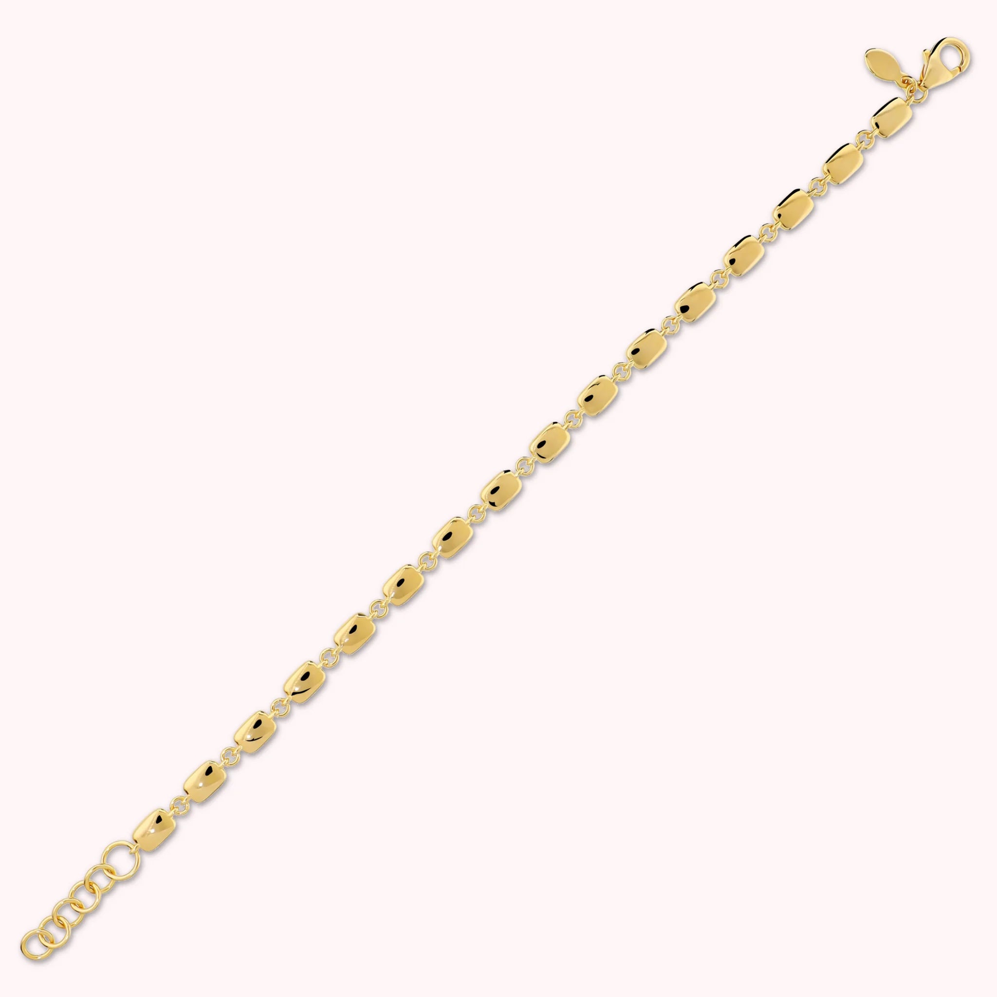 Bracelet with Shiny Nugget Chain
