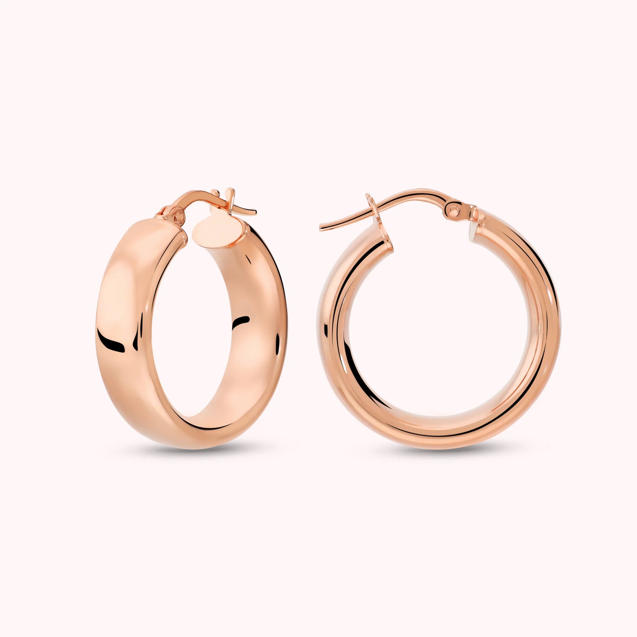 Shiny Hoop Earrings 2cm