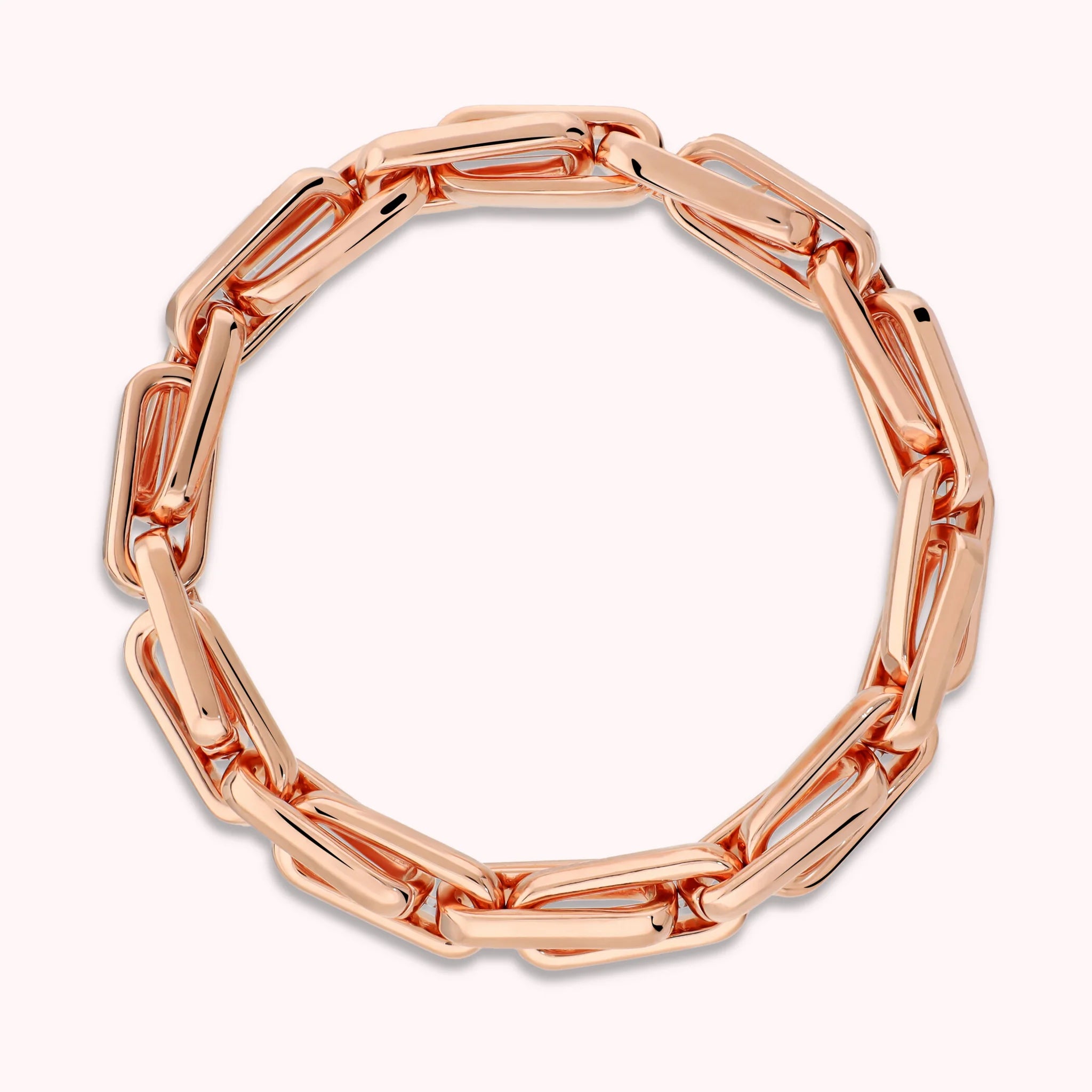 Elastic Bracelet with Elongated Links