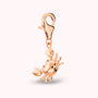 SUMMER CHARM - Crab Pendant with Cubic Zirconia Pavé