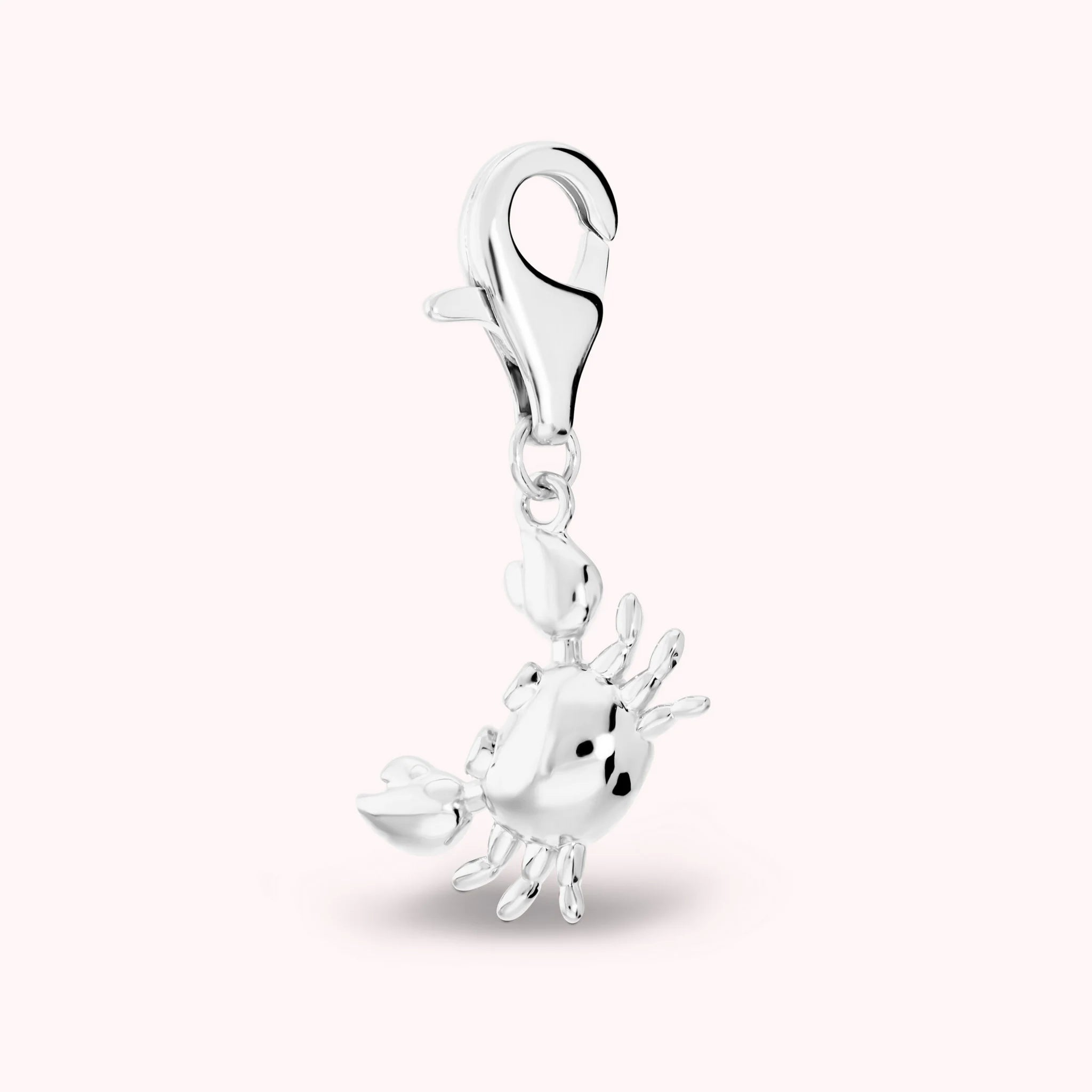 SUMMER CHARM - Ciondolo Granchio con Pavé di Cubic Zirconia