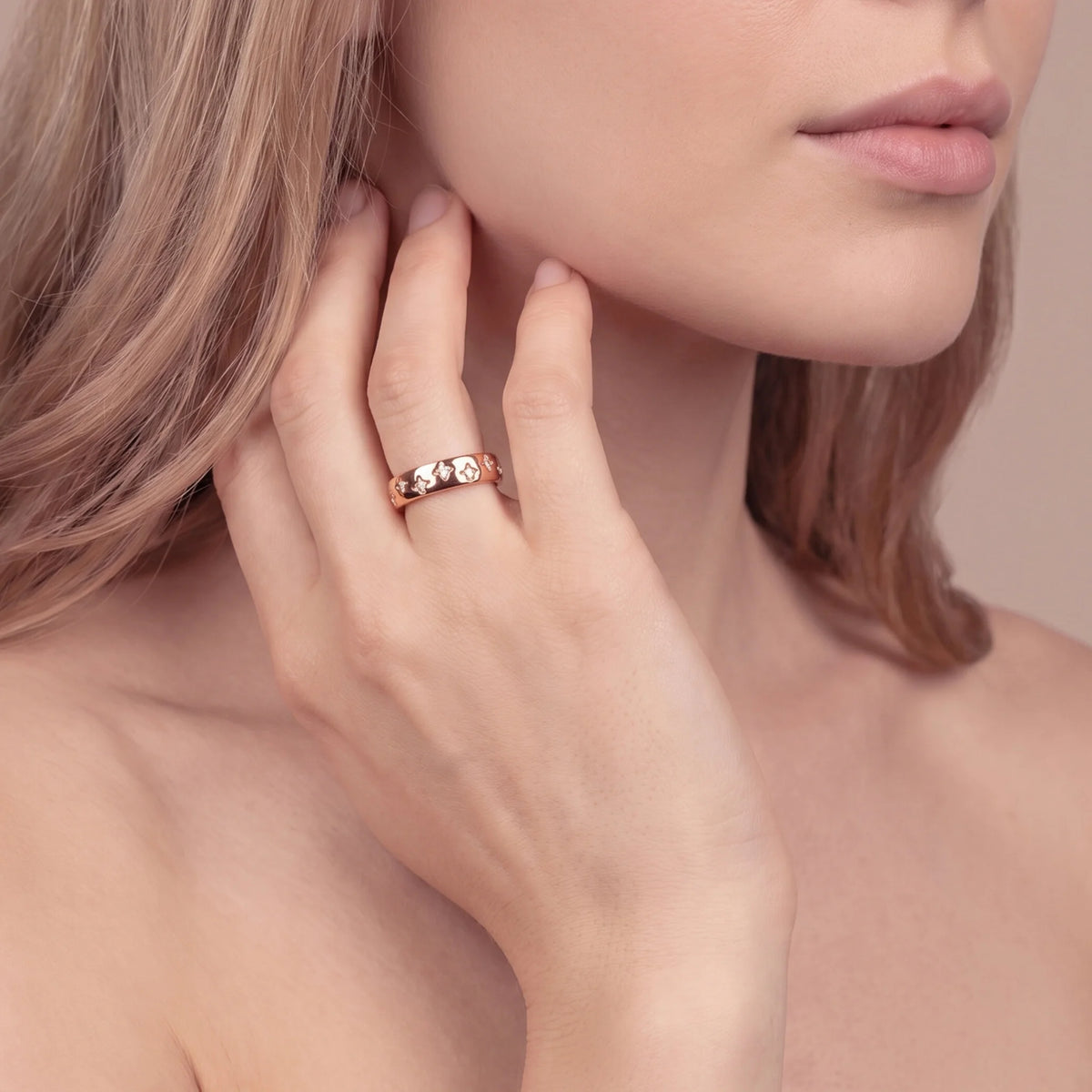 Anello Fedina Étoile con Punti Luce in Cubic Zirconia