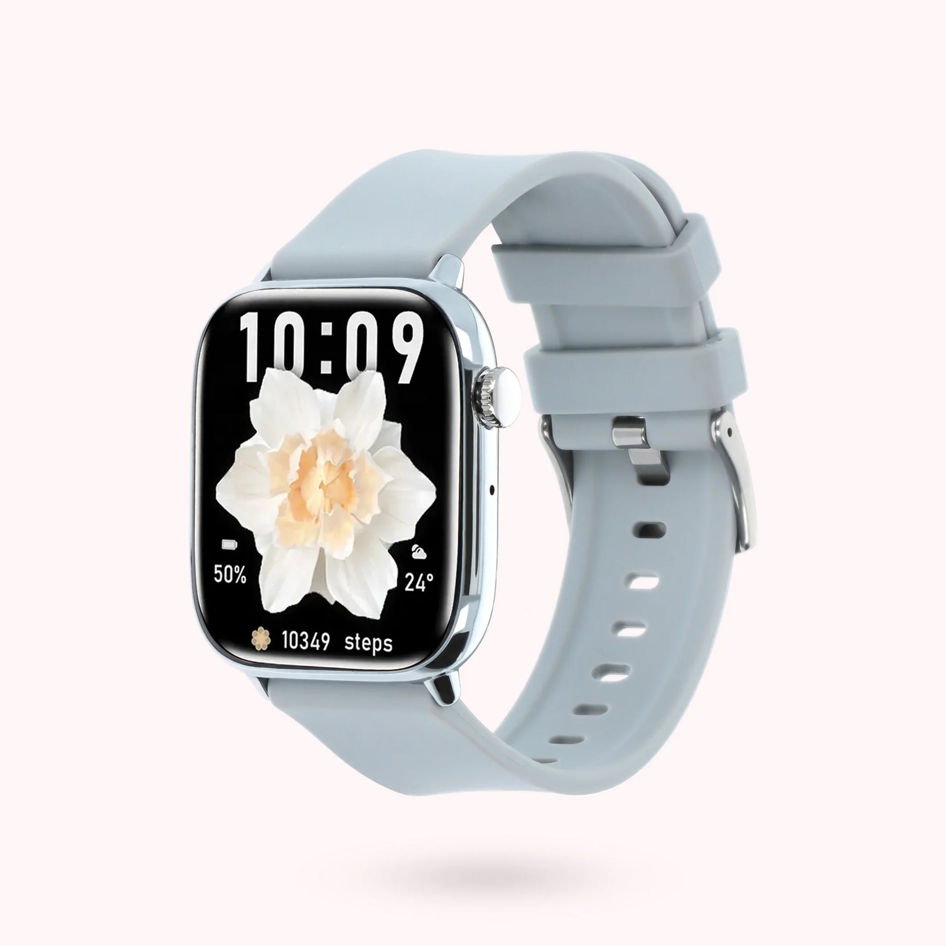 Smartwatch Donna - Cassa Color Argento Rettangolare 45x39mm