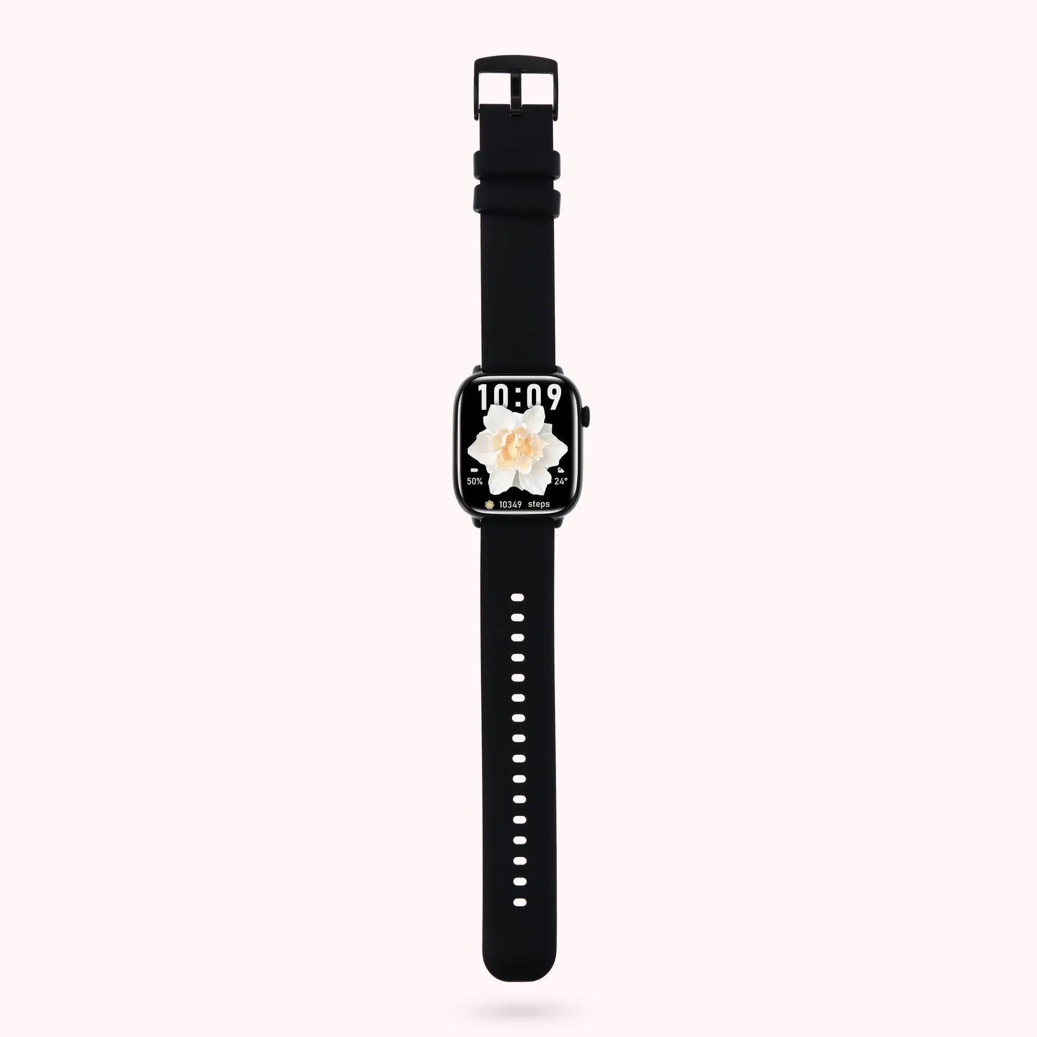 Black Women's Smartwatch - Rectangular Case 45x39mm