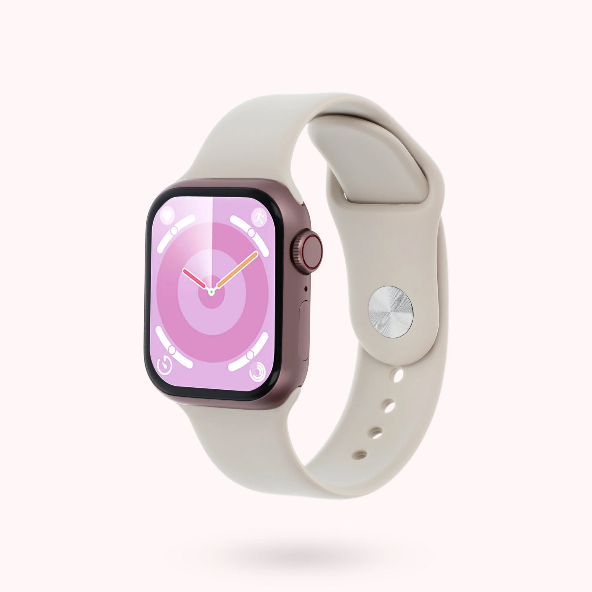 Women's Smartwatch - Satin Rectangular Case 41x35mm