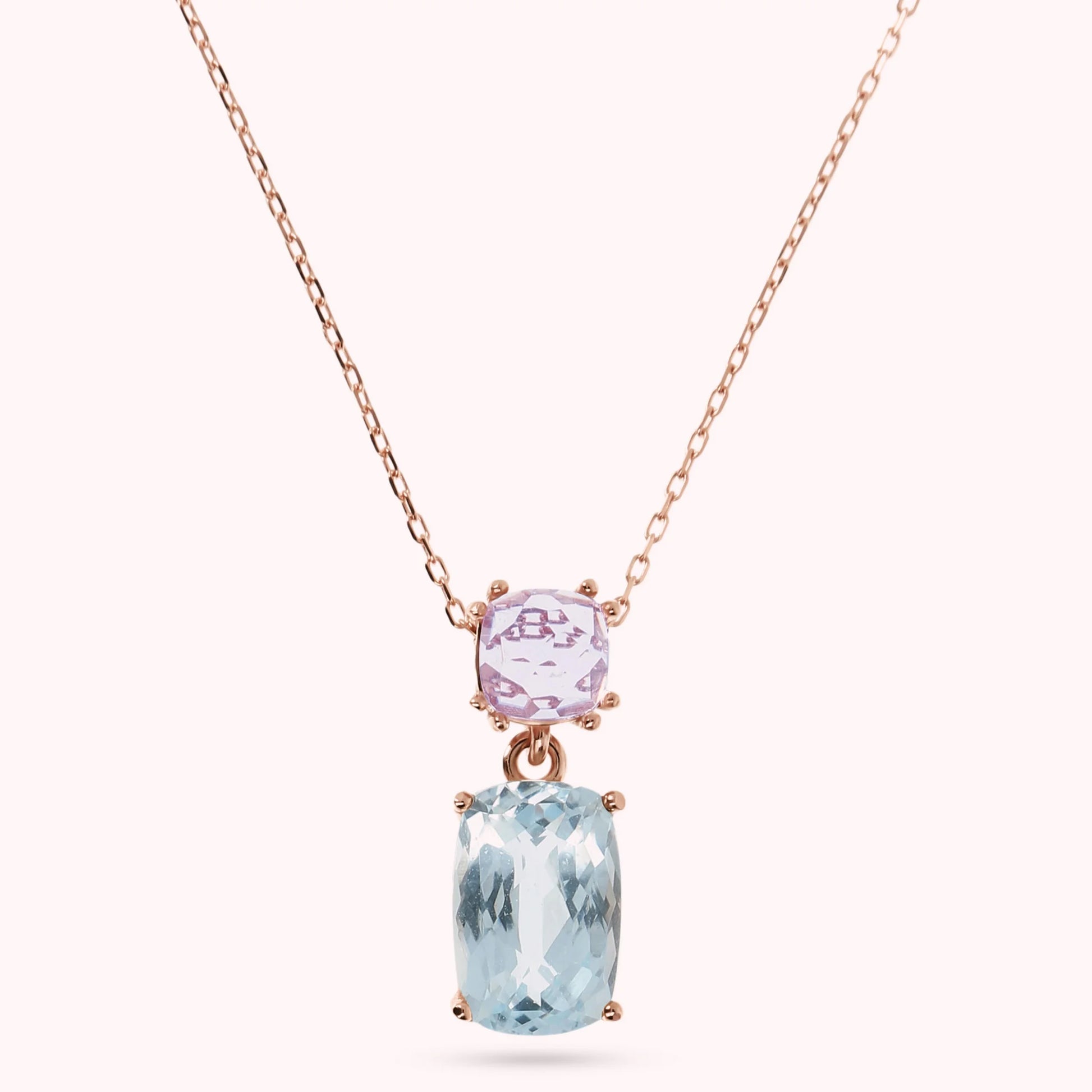 9 Kt rose gold necklace with pendant