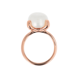 Cocktail Ring with Freshwater Cultured Pearl Ø 12/13 mm