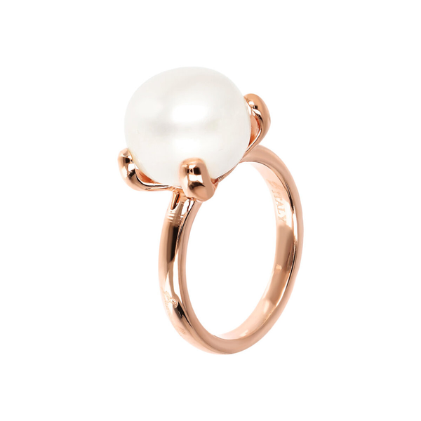 Cocktail Ring with Freshwater Cultured Pearl Ø 12/13 mm