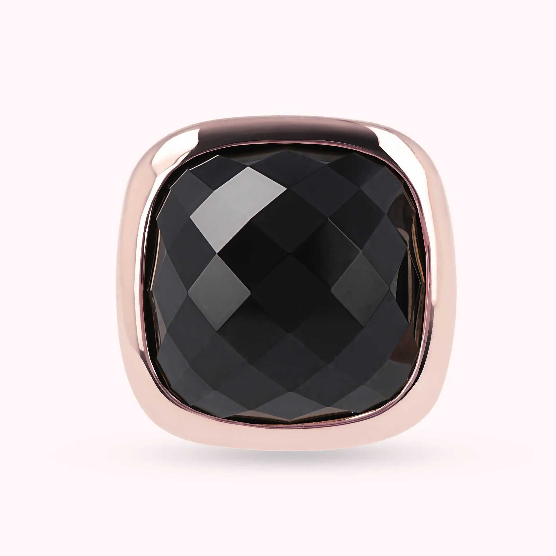 BAGUE AVEC PIERRE CARREE MAXI