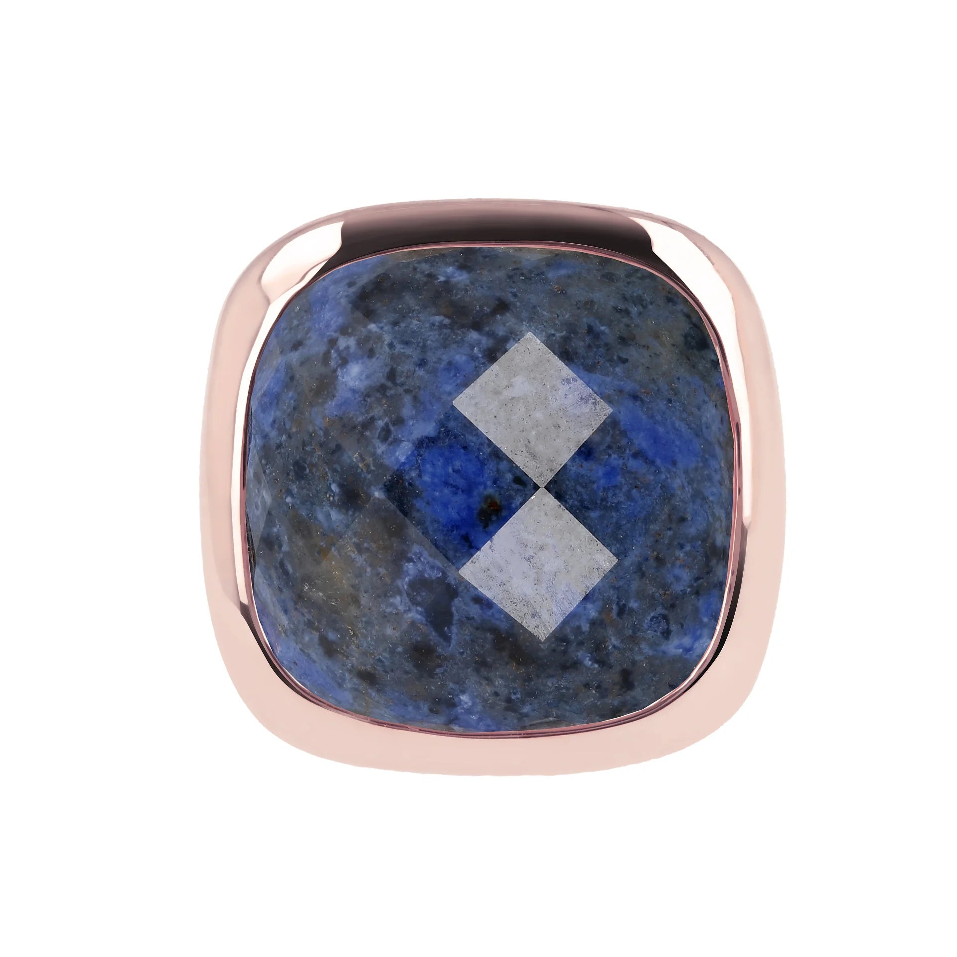 BAGUE AVEC PIERRE CARREE MAXI
