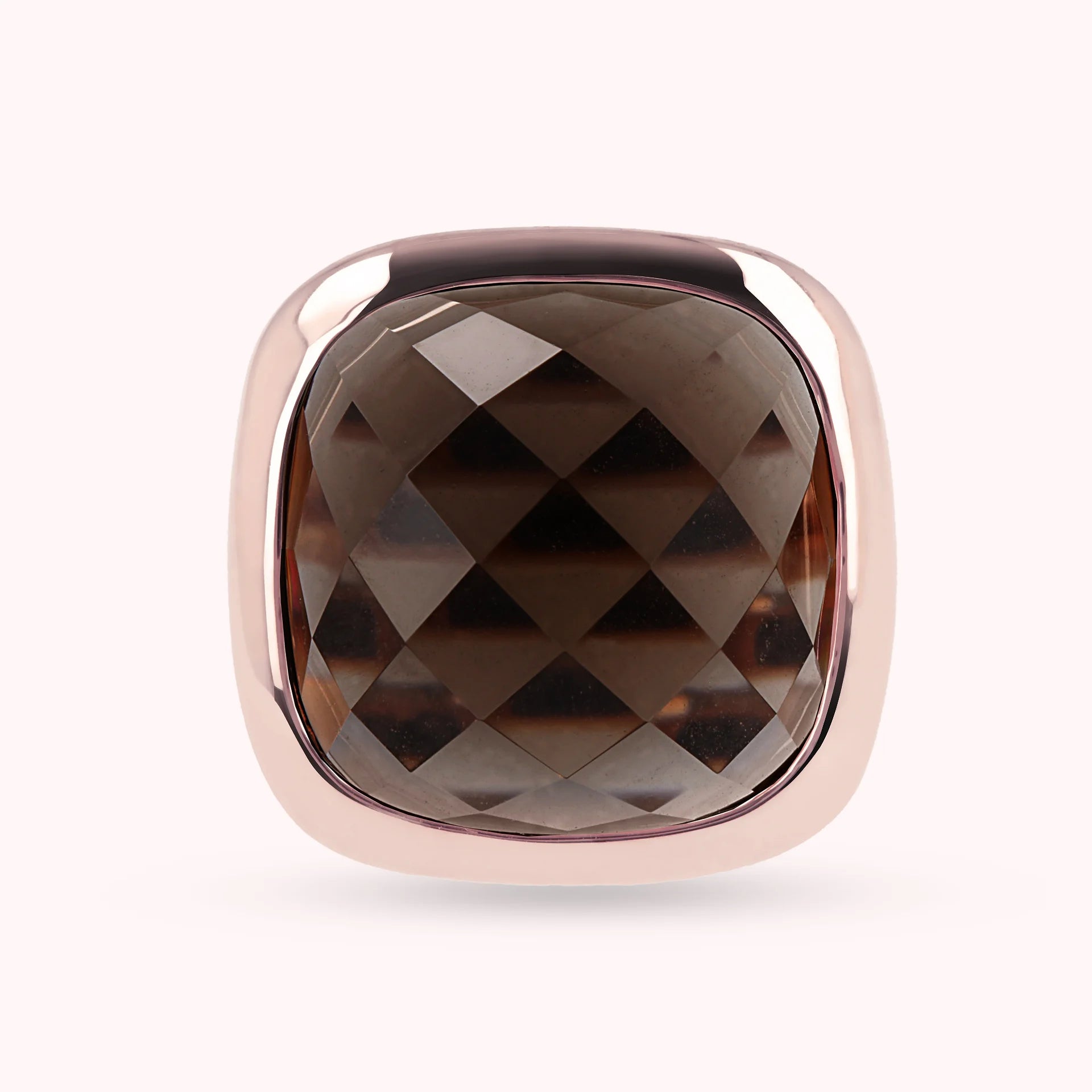 BAGUE AVEC PIERRE CARREE MAXI