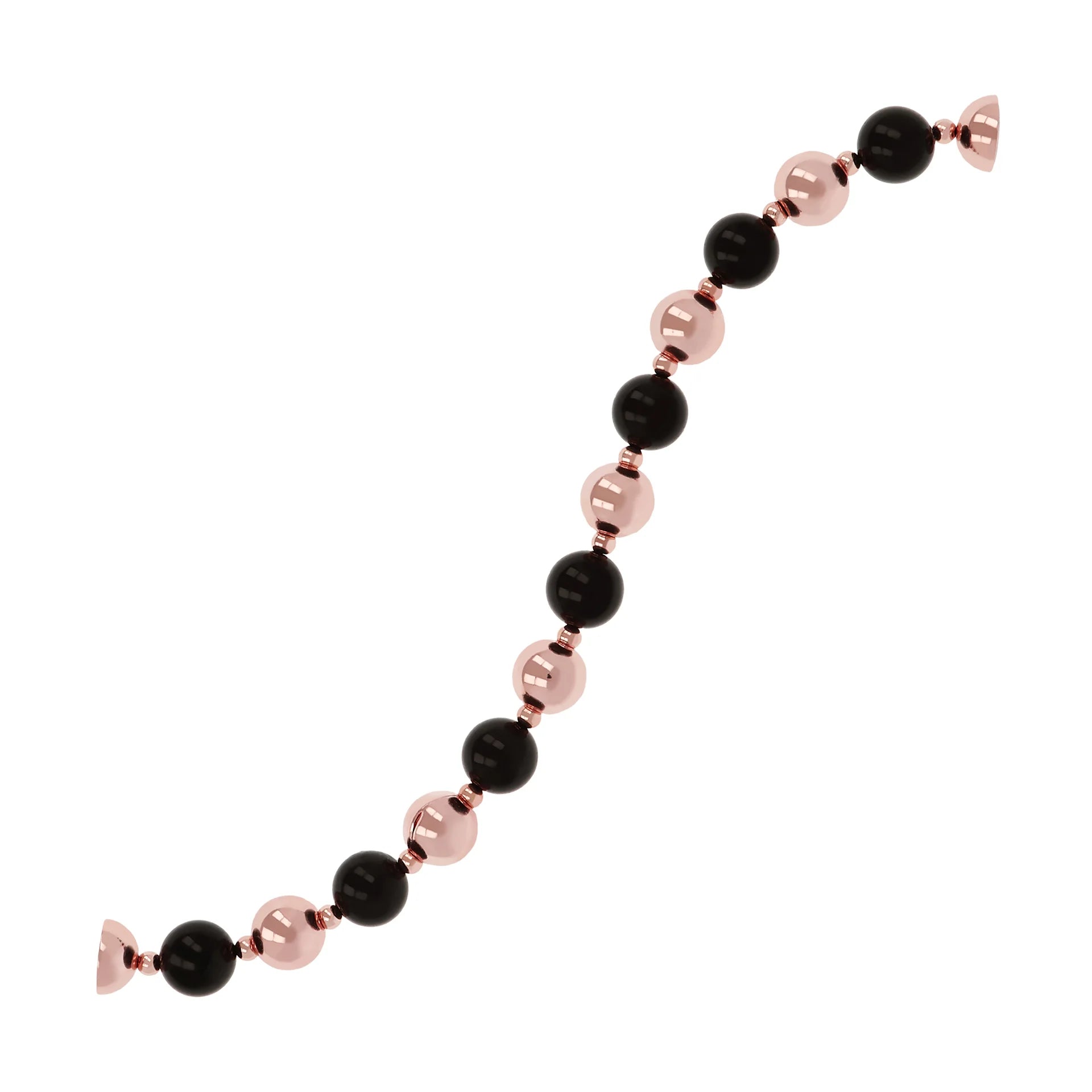 VARIEGATA ALTERNATED BEADED AND STONES BRACELET