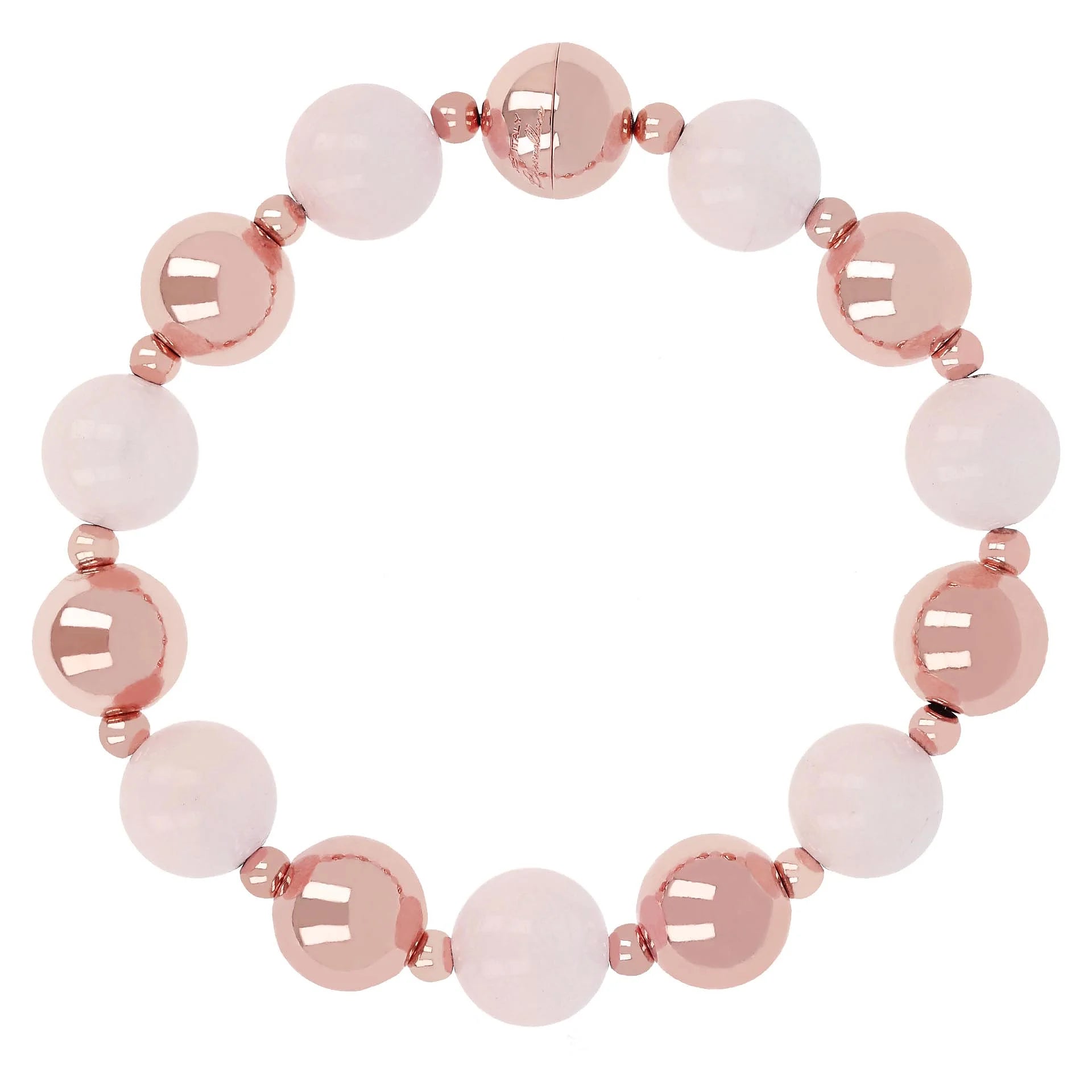 VARIEGATA ALTERNATED BEADED AND STONES BRACELET