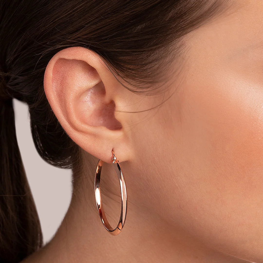 PURITY MEDIUM HOOP EARRINGS