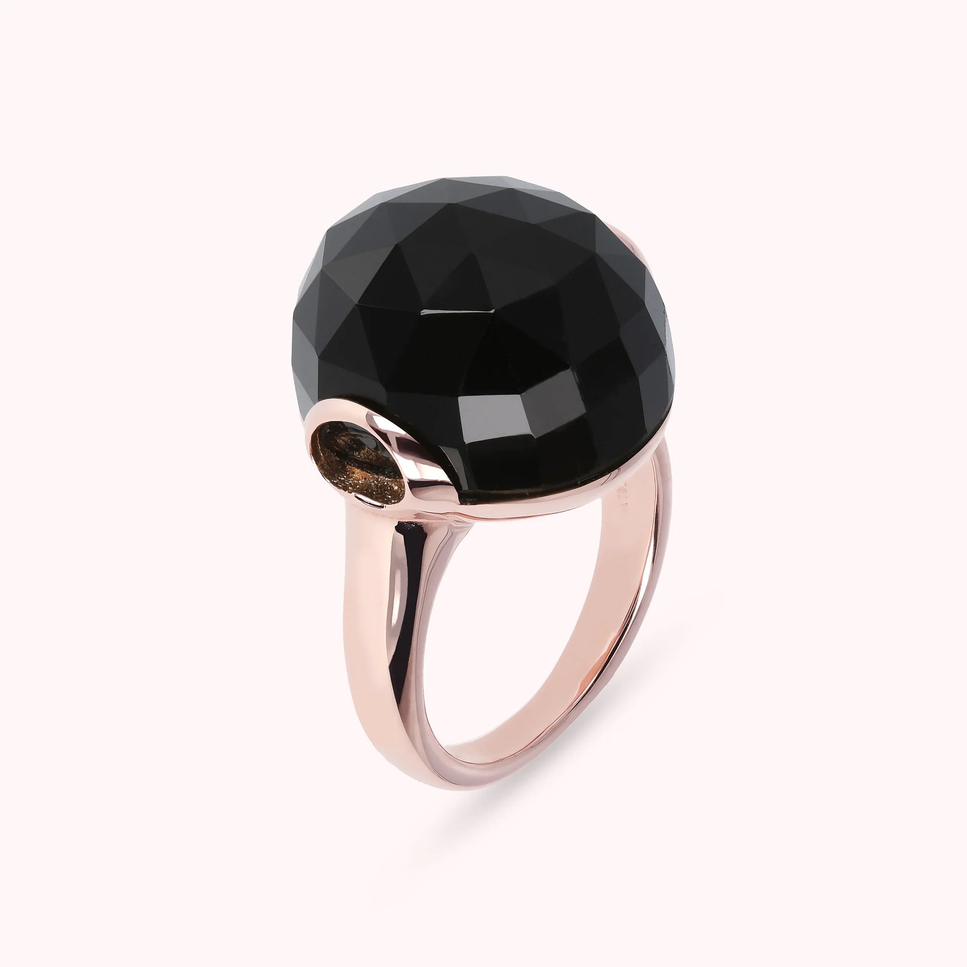 Cabochon Ring with Genuine Stone
