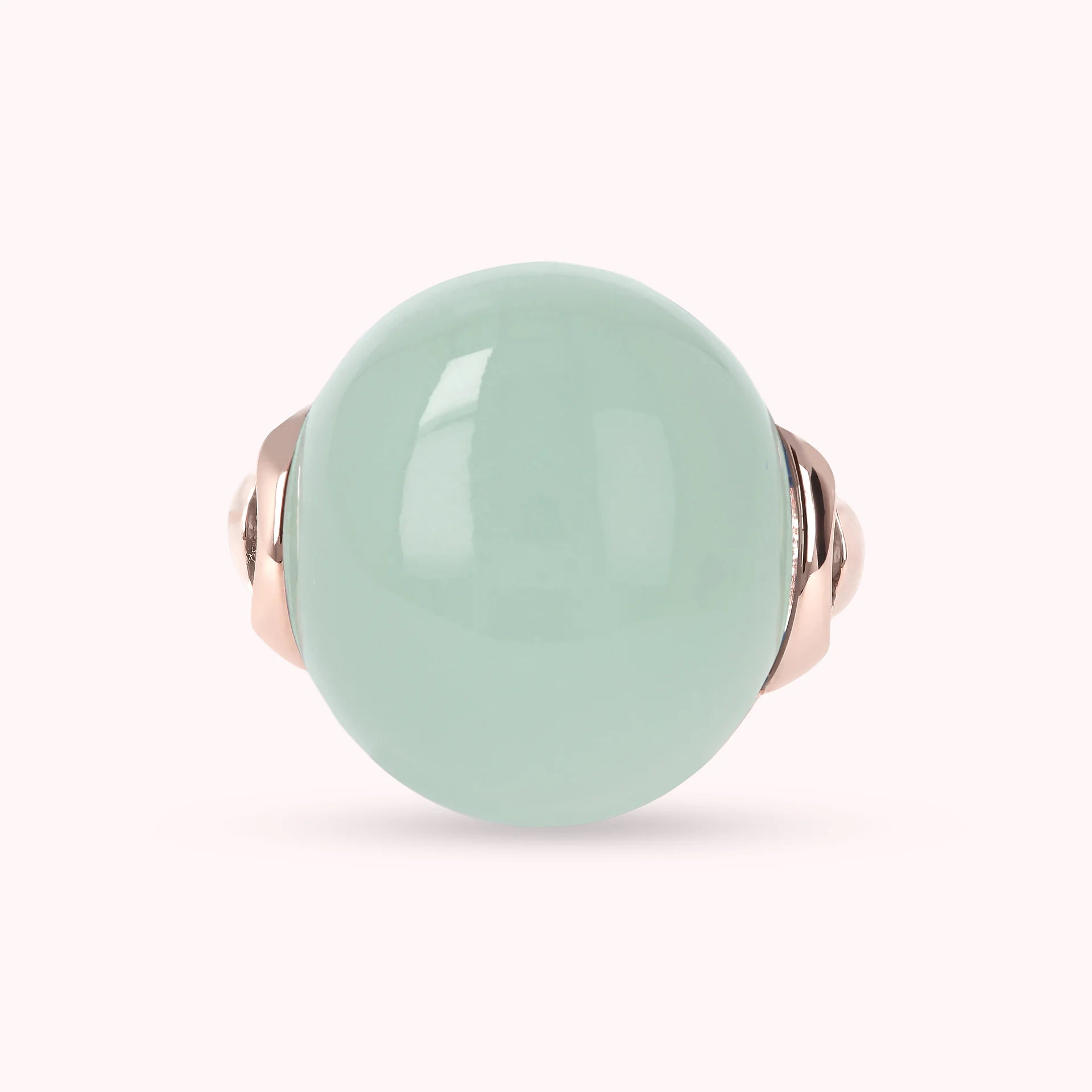 Cabochon Ring with Genuine Stone