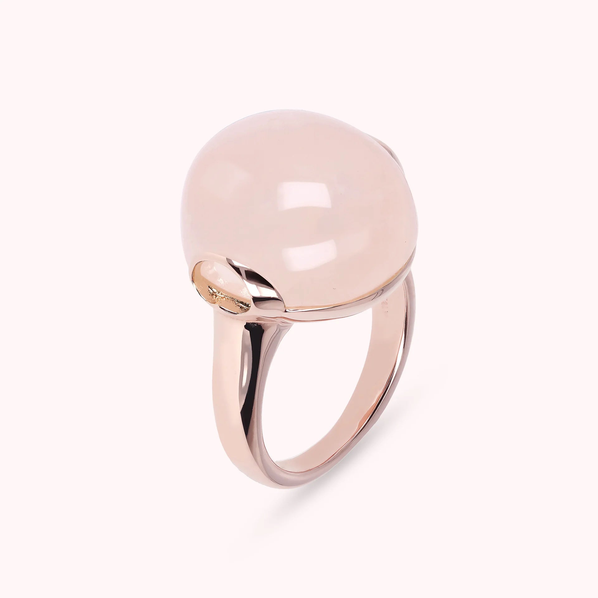 Cabochon Ring with Genuine Stone