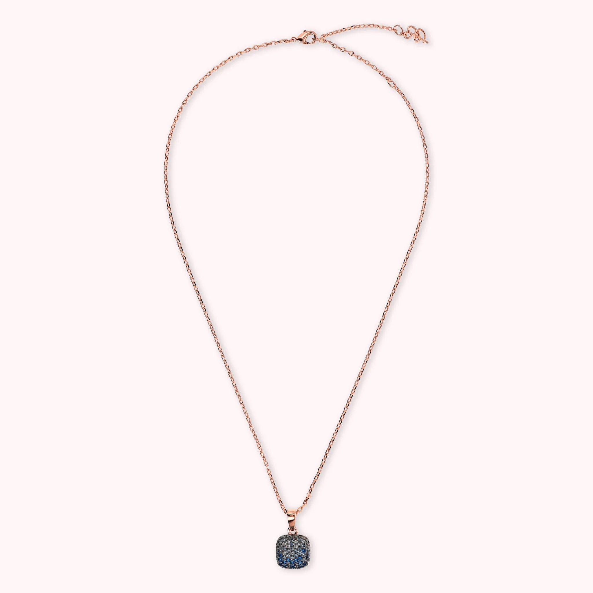 Square Pavé Necklace